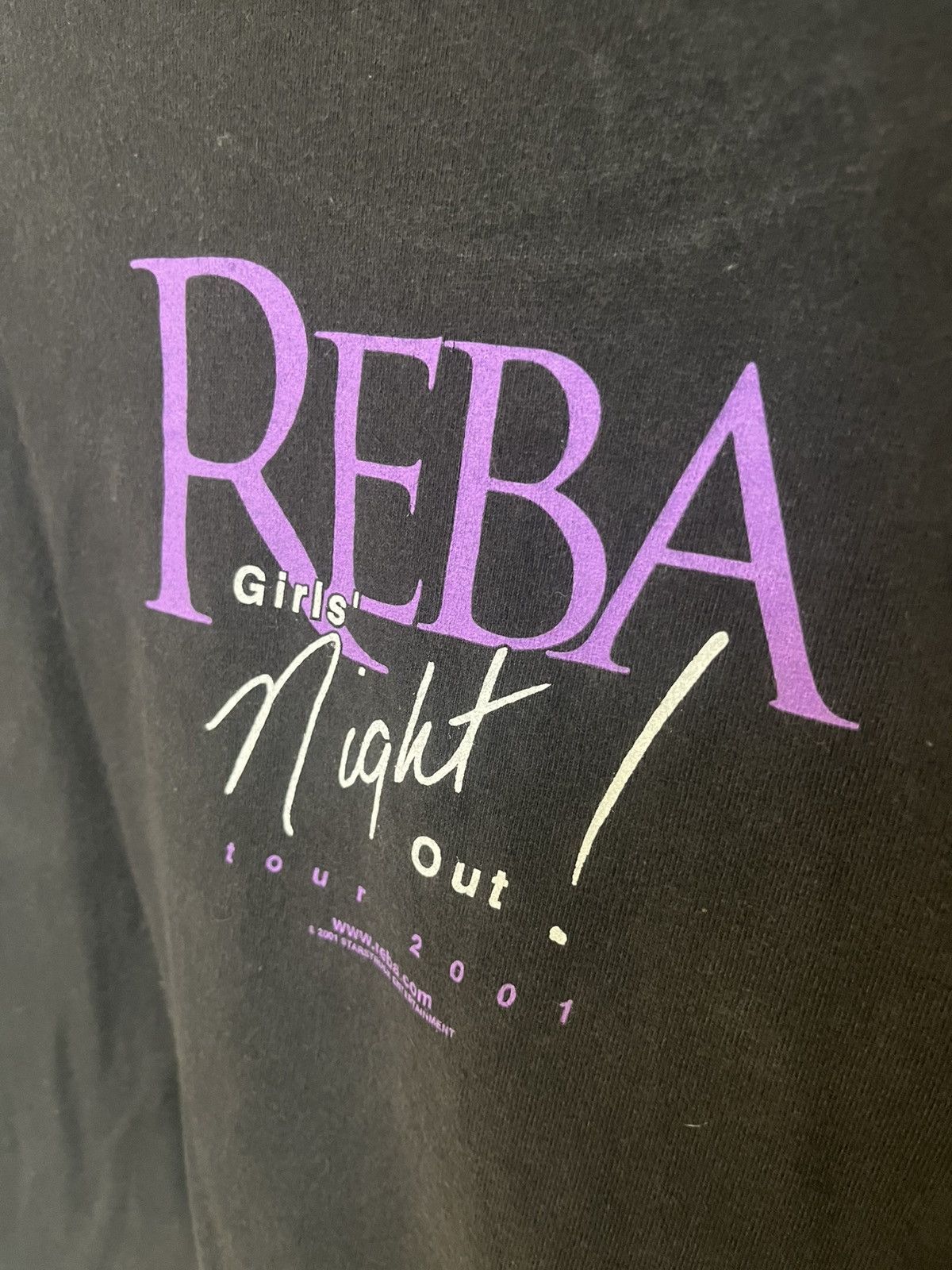 Hanes Vintage 90’ 2001 Reba Girls Night Out Tour Boxy Faded shirt Size US XXL / EU 58 / 5 - 7 Thumbnail