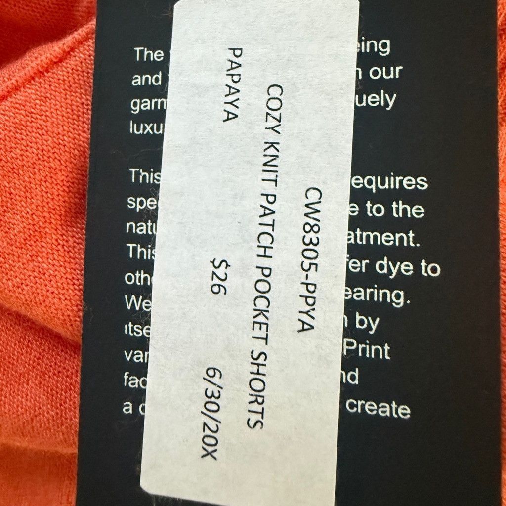 Chaser Brand Women's Chaser LA Shorts Size S Orange Size 27" / US 4 / IT 40 - 11 Thumbnail