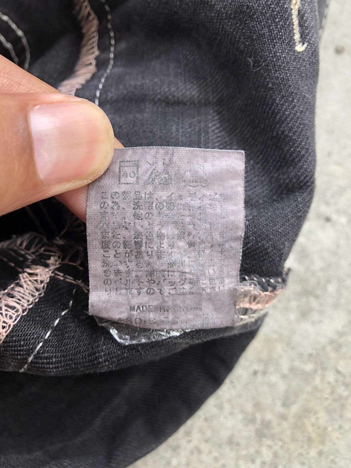 Japanese Brand Japanese Herritage Double Waist White Stitch Distressed Size US 32 / EU 48 - 17 Thumbnail