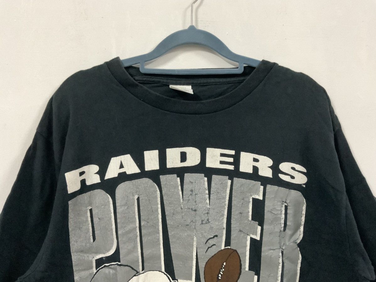NFL Vintage Raiders Power Kick Schulz Big Logo tee Size US L / EU 52-54 / 3 - 4 Thumbnail