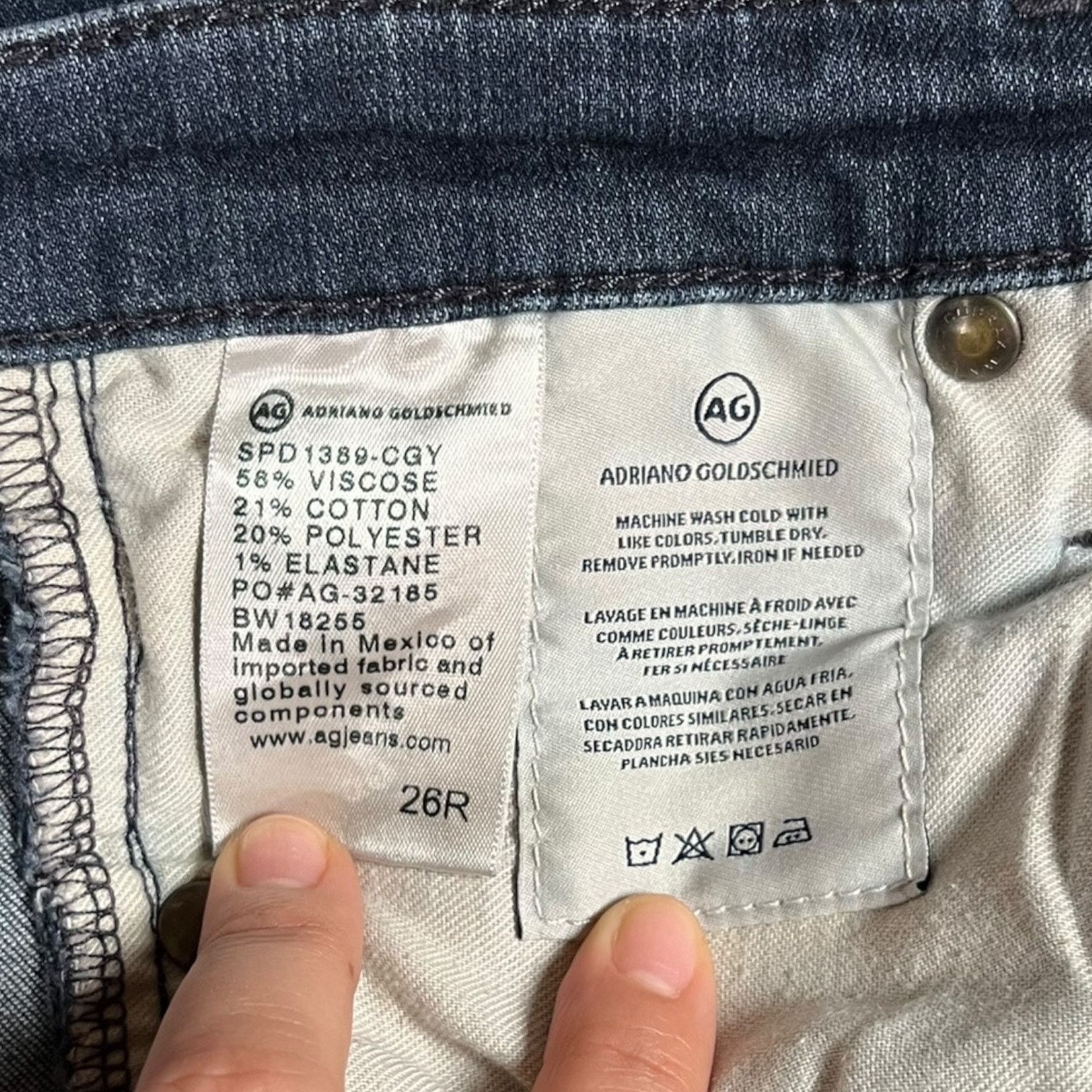 AG Adriano Goldschmied Adriano Goldschmied The Legging Ankle Super Skinny 26R Size 26" / US 2 / IT 38 - 6 Thumbnail