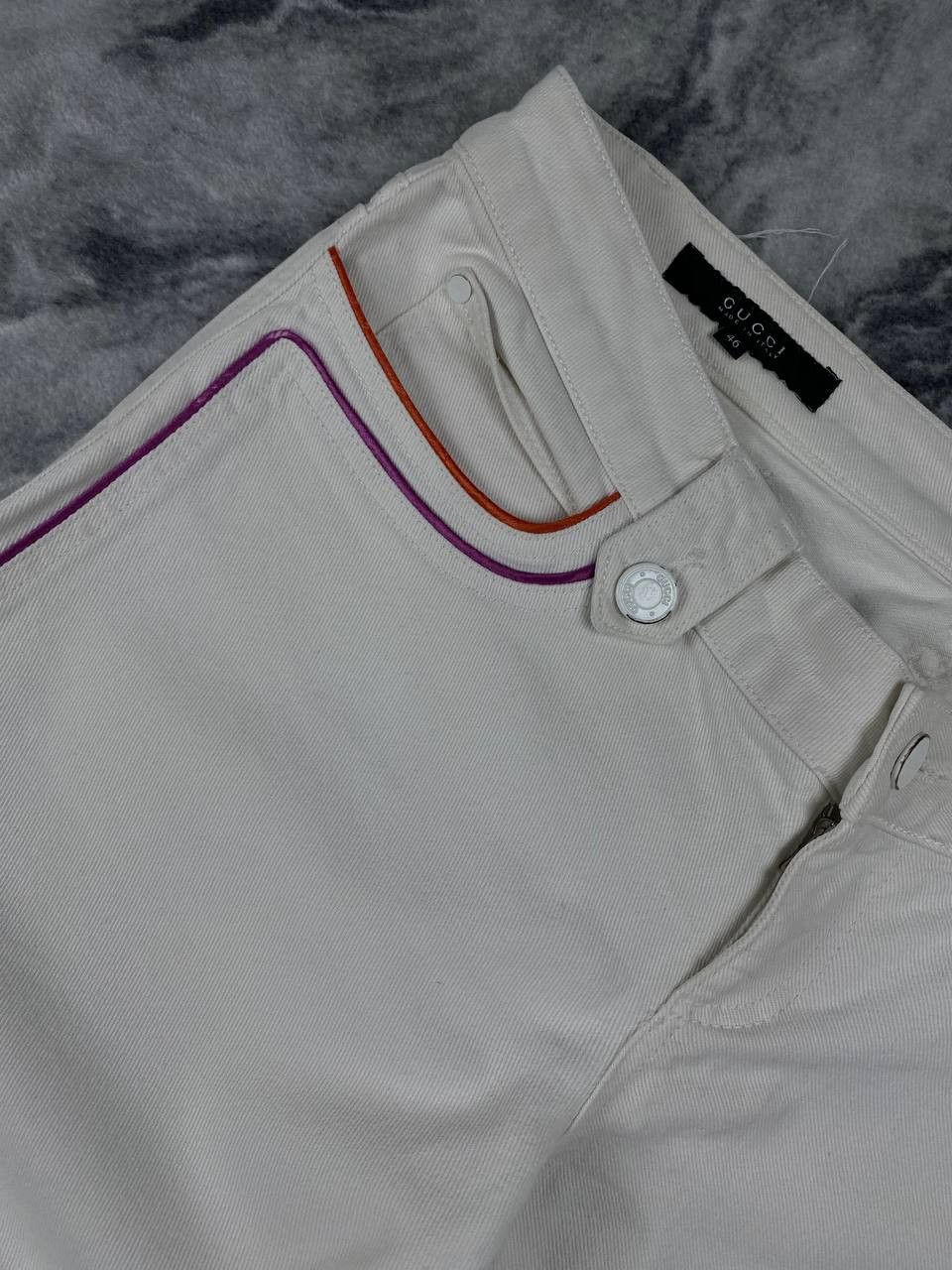 Gucci Gucci Denim Jeans Women Size 46 White Size 32" / US 10 / IT 46 - 6 Thumbnail