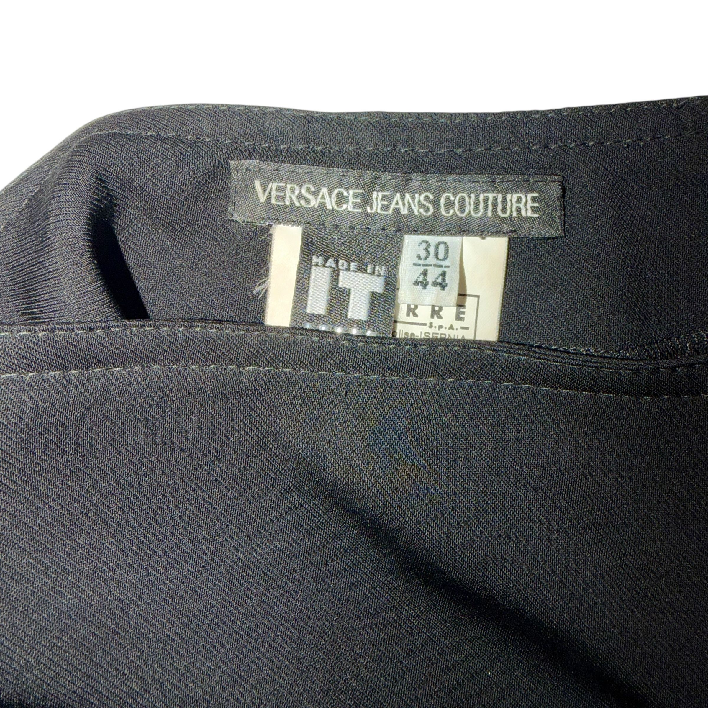 Versace VERSACE JEANS COUTURE VINTAGE MINI SKIRT Size 30" / US 8 / IT 44 - 5 Thumbnail