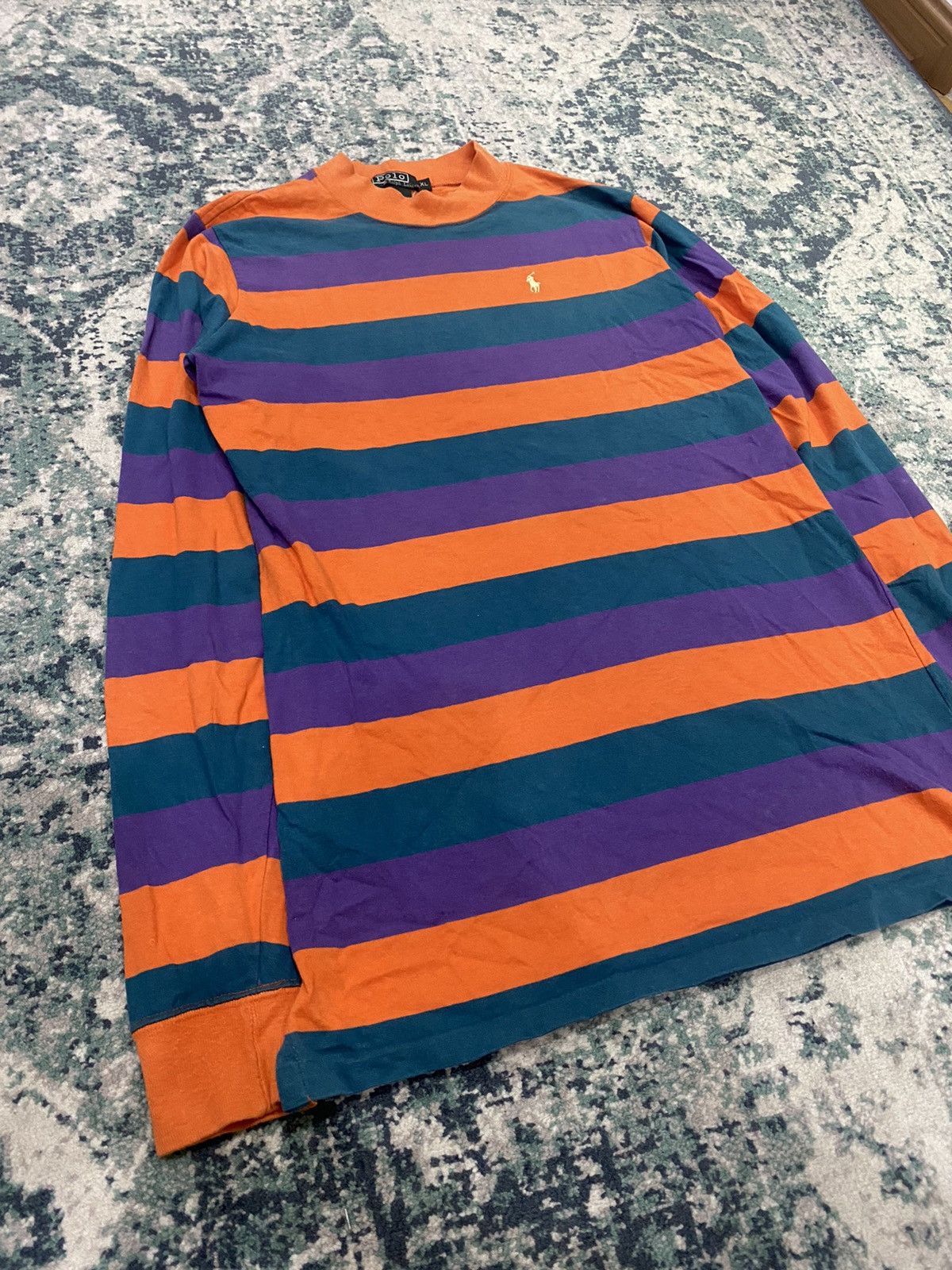 Polo Ralph Lauren 1990 - Polo Ralph Lauren Stripes Pony Logo L/S Shirt Size US L / EU 52-54 / 3 - 3 Thumbnail