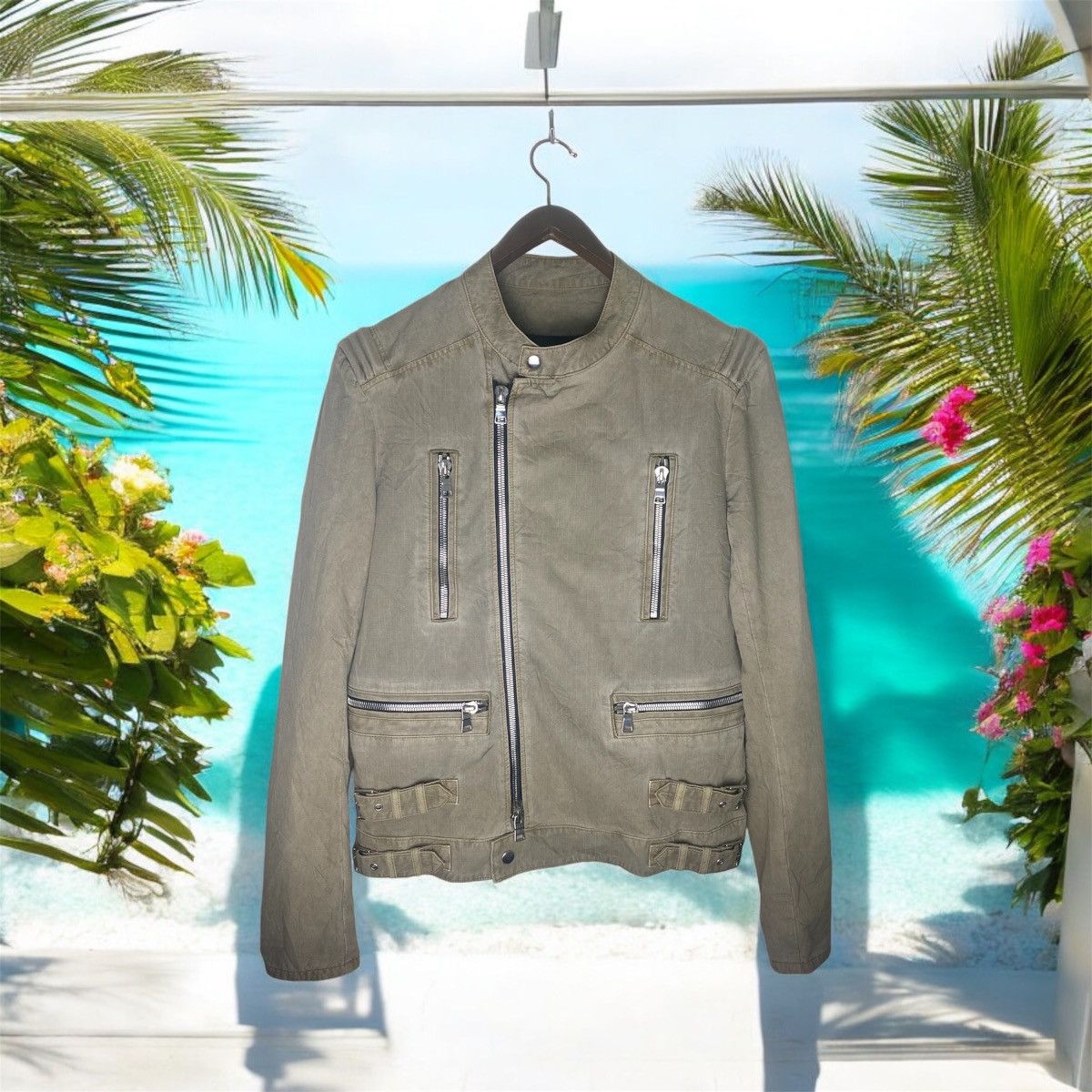 Balmain Balmain Paris Spring Summer 2016 Zip Up Biker Jacket Size US L / EU 52-54 / 3 - 1 Thumbnail