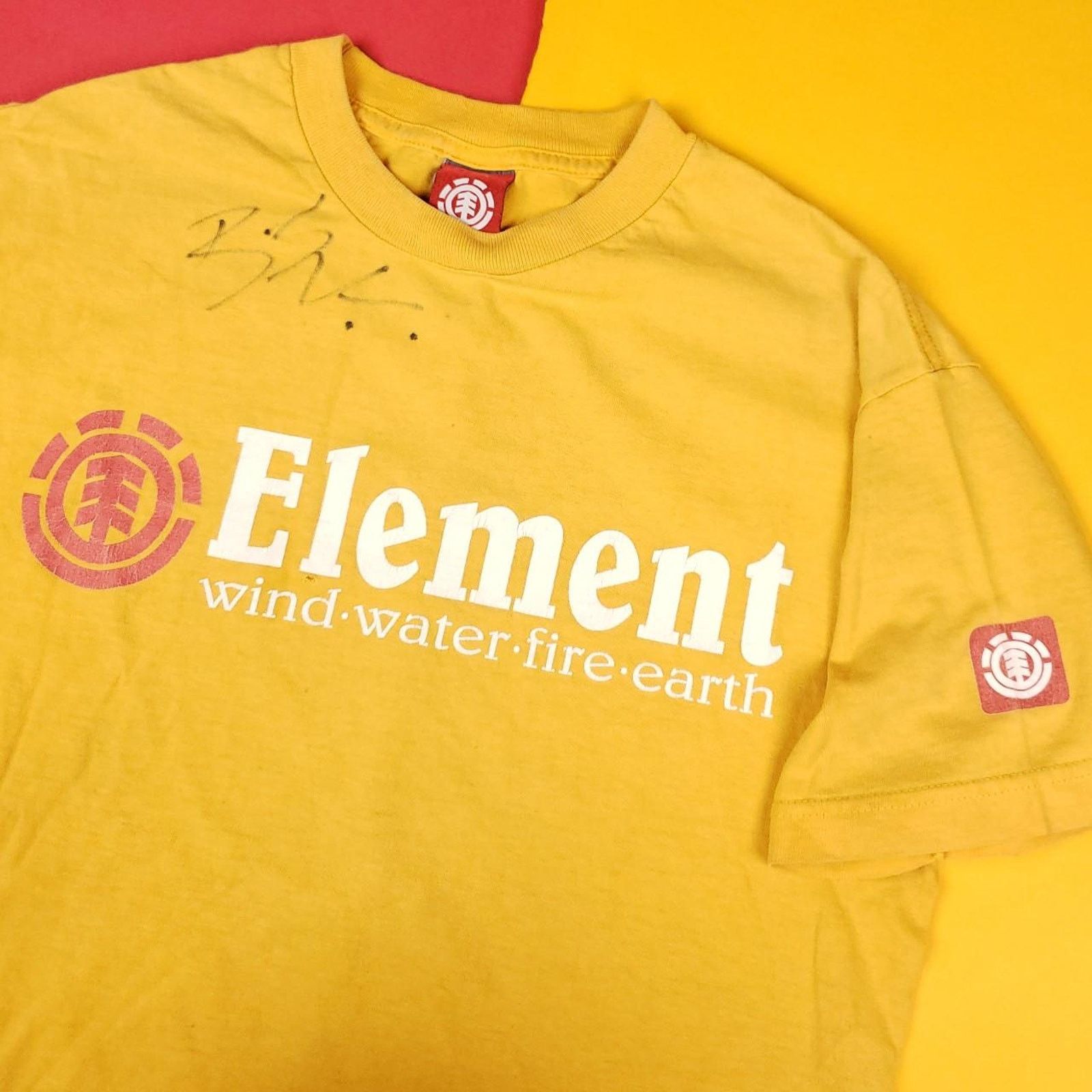 Element Mens Y2K Element tee shirt *Bam Margera signed* Mens Medium Size US M / EU 48-50 / 2 - 2 Thumbnail