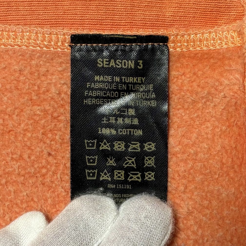 Yeezy YEEZY SEASON 3 CREWNECK SWEATSHIRTS WARNING ORENGE YZY SZN Size US L / EU 52-54 / 3 - 12 Thumbnail