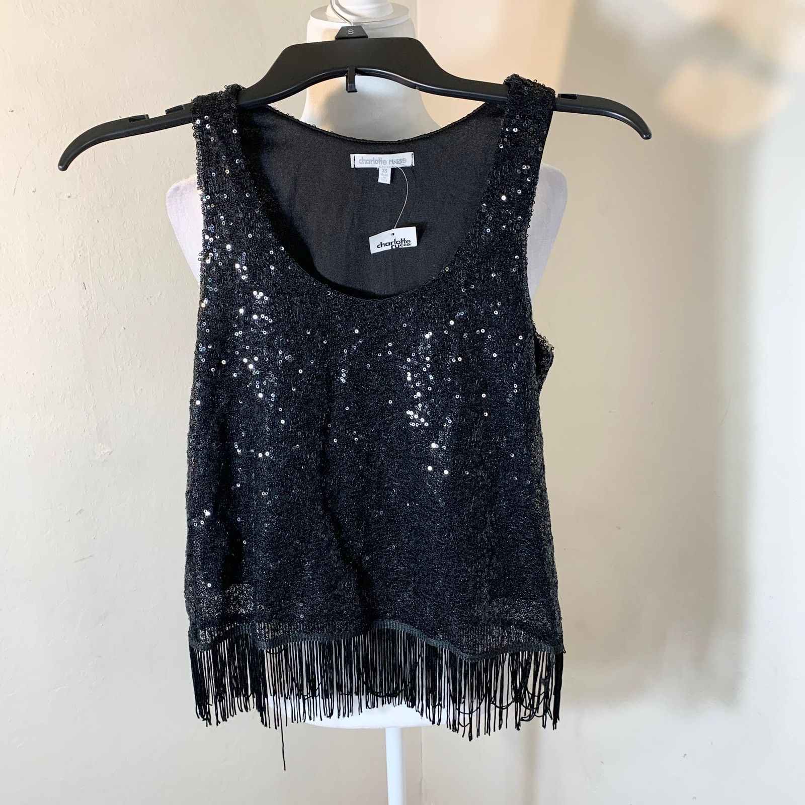 Other Women’s Sequin Black top size S Size S / US 4 / IT 40 - 1 Thumbnail