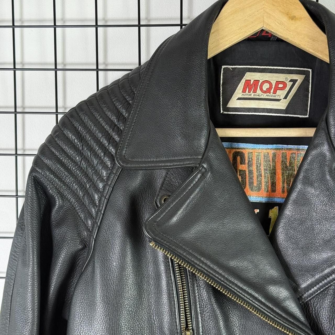 Vintage Vintage Biker Jacket Black Real Leather Size US M / EU 48-50 / 2 - 5 Thumbnail