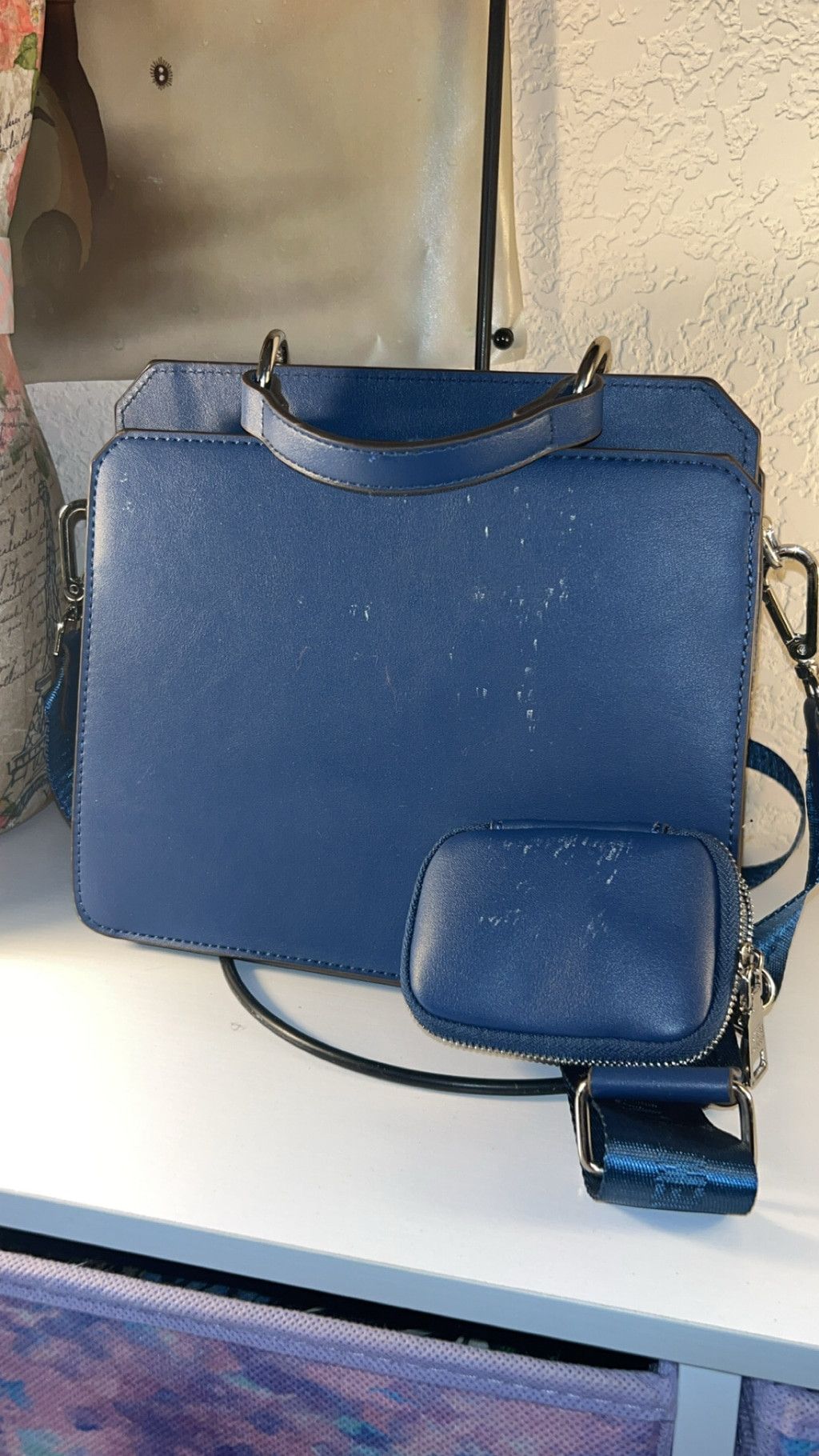 Steve Madden Women's Steve Madden Blue Crossbody Bag One Size Size ONE SIZE - 4 Thumbnail
