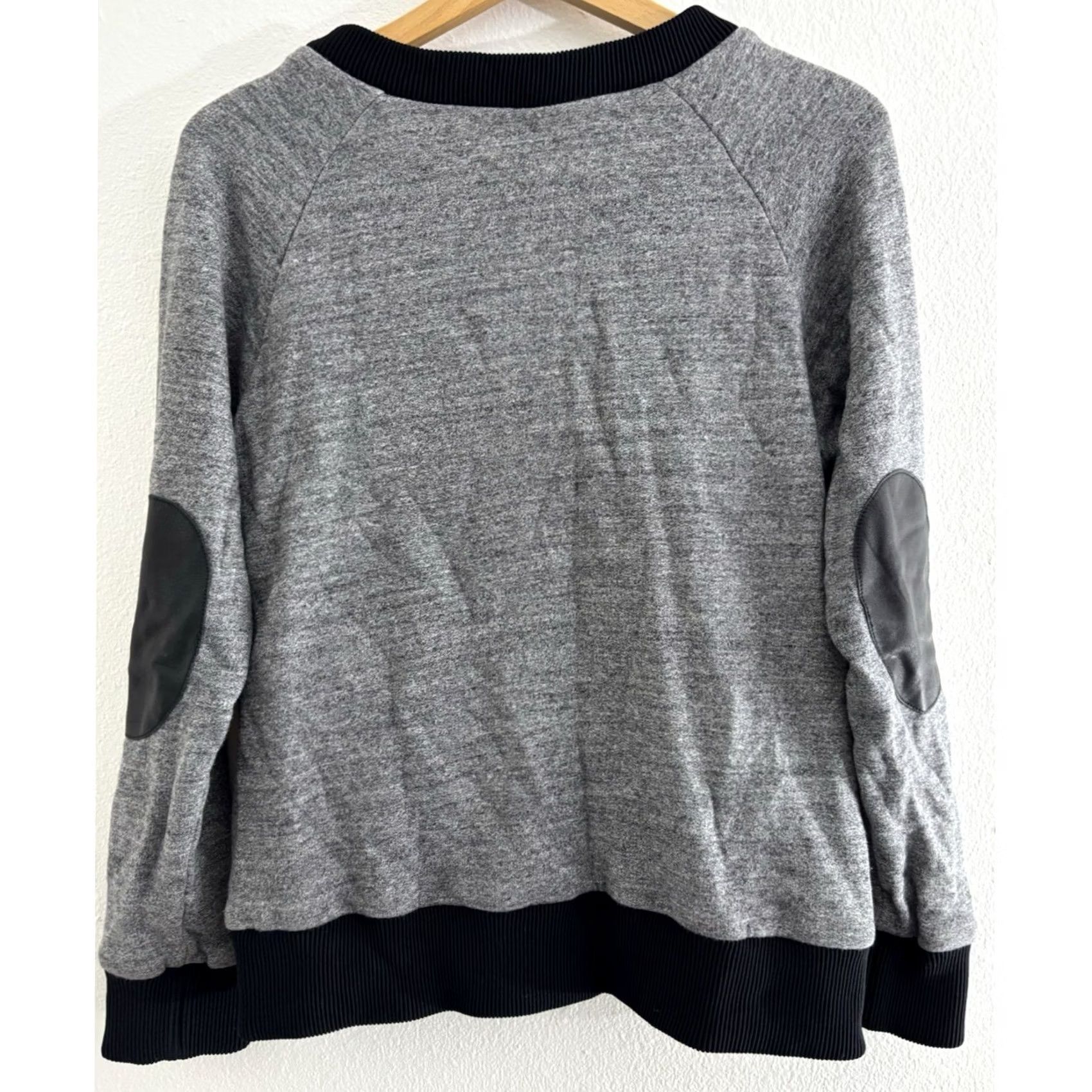 Proenza Schouler PROENZA SCHOULER Sweater Gray Solid Knit Women Size S Made in Italy Cotton Size S / US 4 / IT 40 - 2 Thumbnail