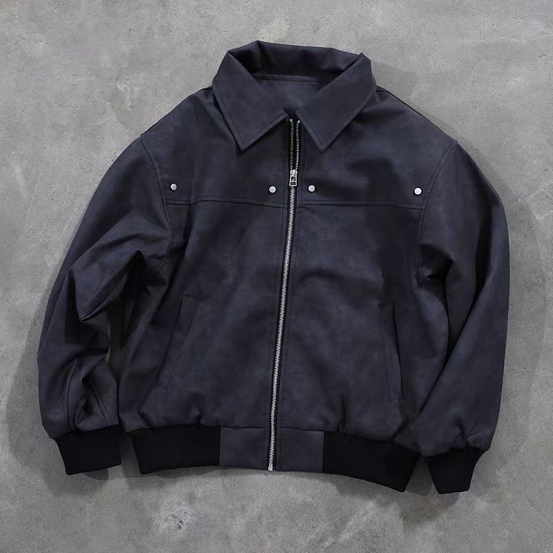 Japanese Brand × Vintage Street Vintage Deerskin Velvet Casual Leather Jacket Coat Size US M / EU 48-50 / 2 - 3 Thumbnail