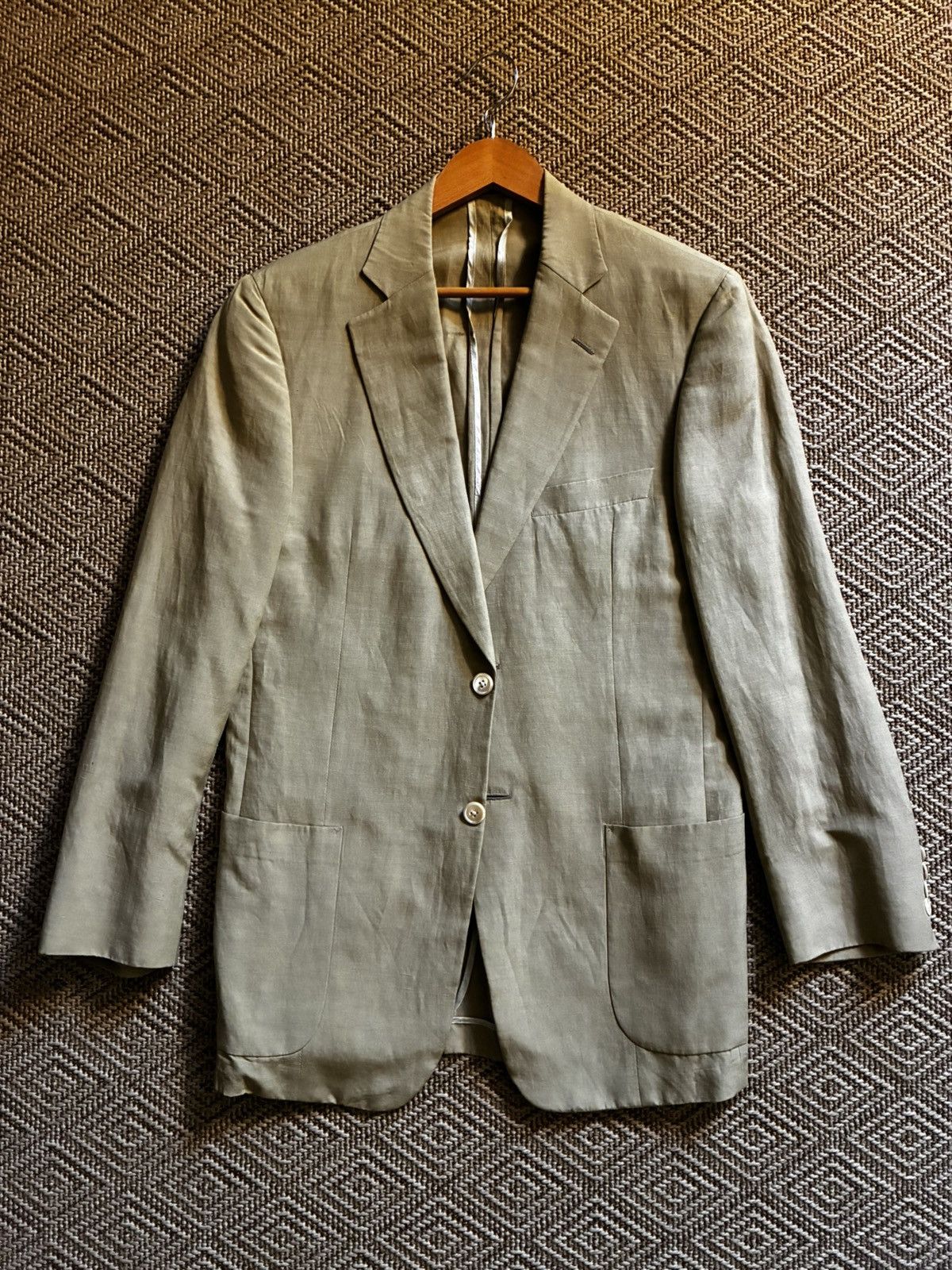 Paul Stuart Paul Stuart III Unstructured Sport Coat – 39 Semi Tall/Long Size 40R - 3 Thumbnail