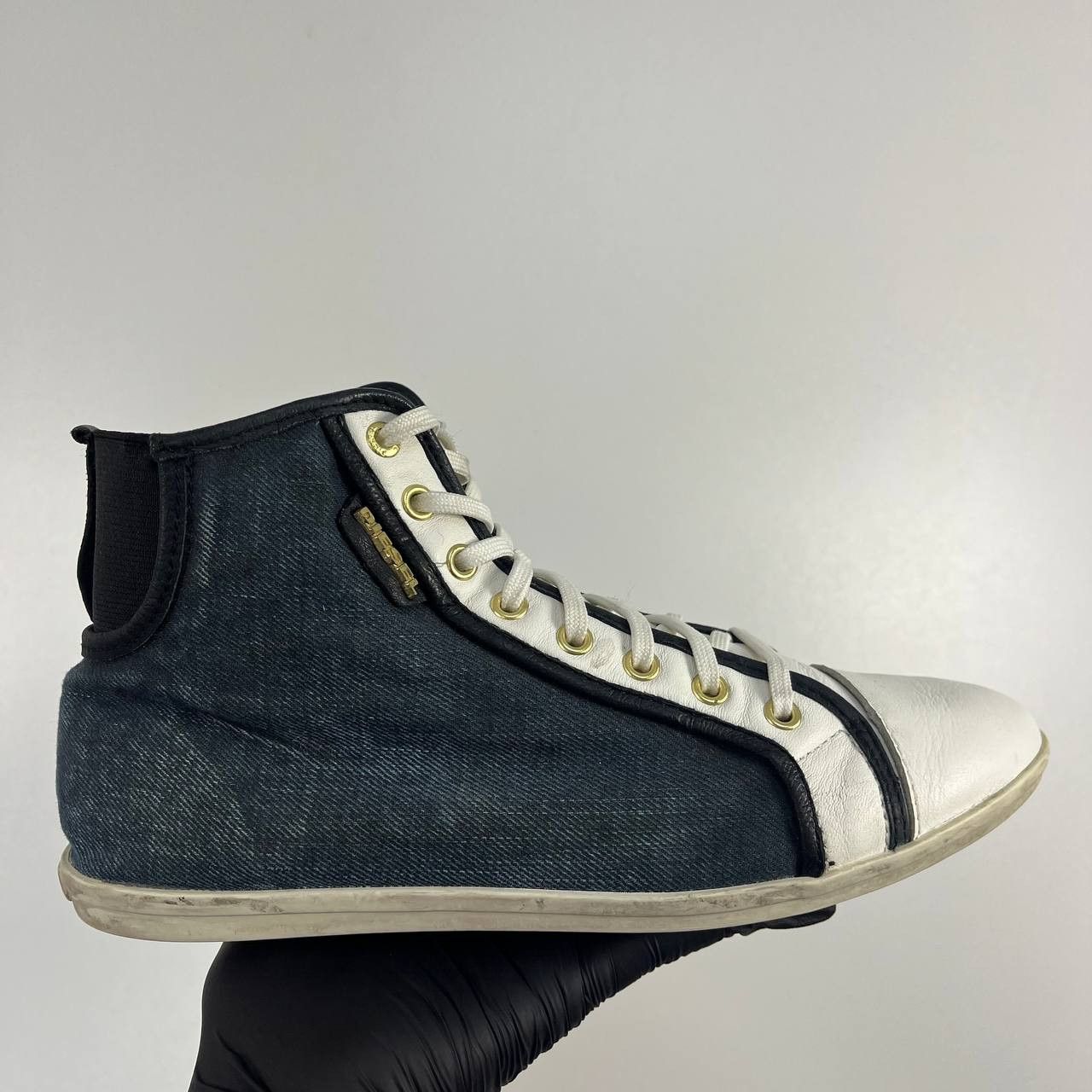 Diesel Diesel Weekendly High Top Sneakers Leather Womens Eur 37 Size US 7 / IT 37 - 3 Thumbnail