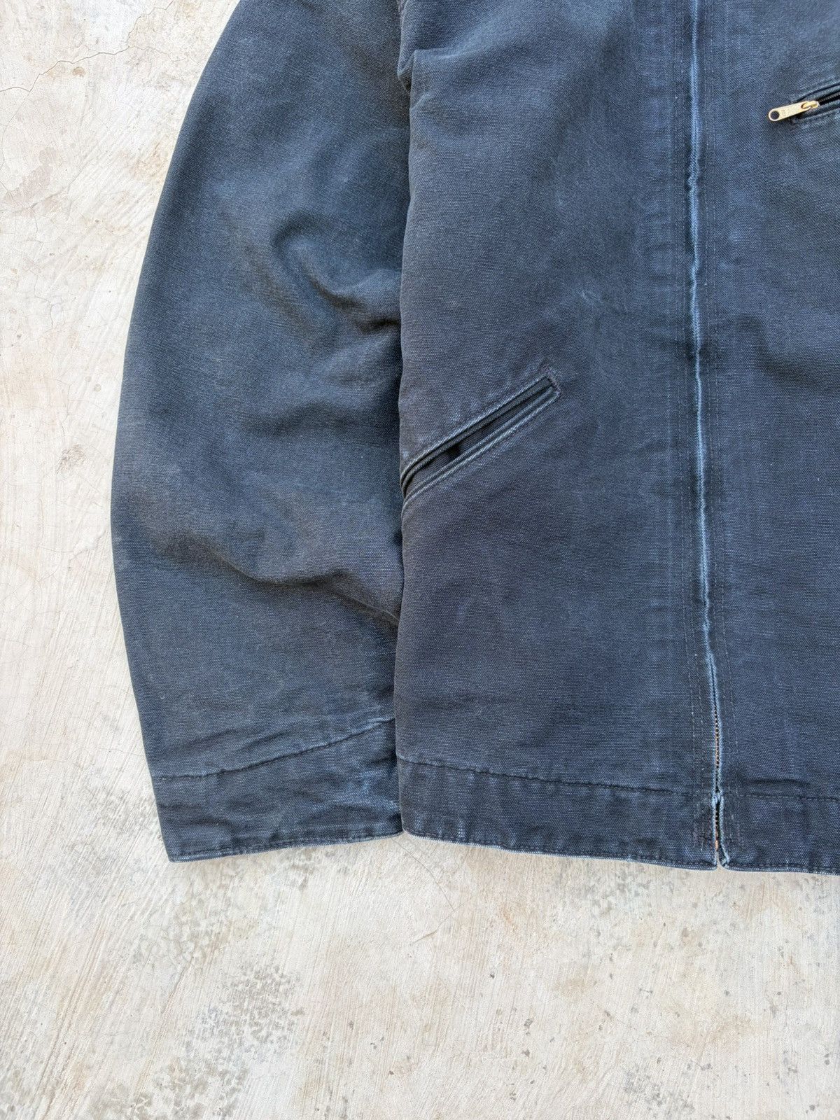 Carhartt Vintage Sunfaded Carhartt Detroit Jacket EJ001 BLK Size US L / EU 52-54 / 3 - 3 Thumbnail