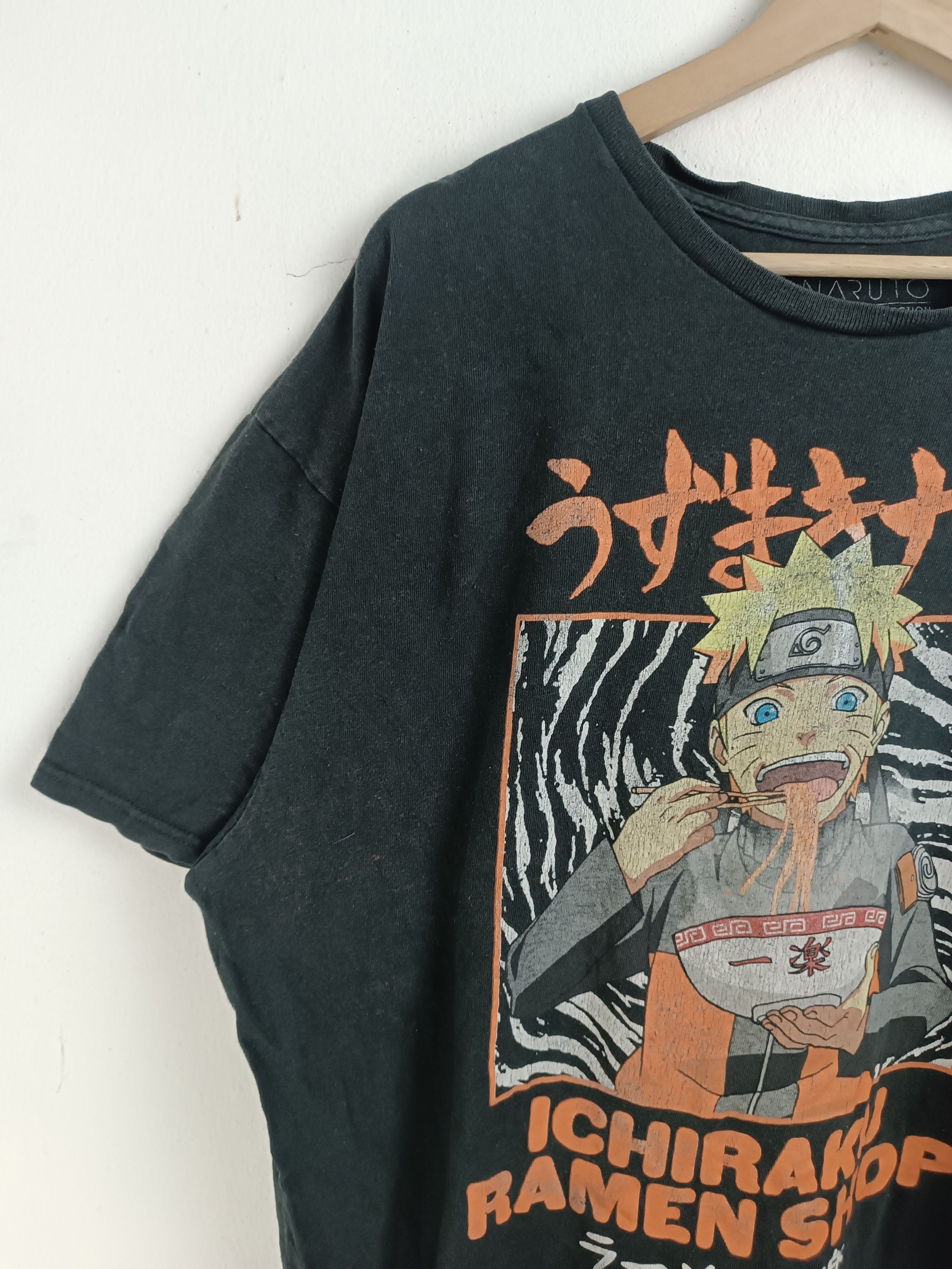Vintage THRASHED FADED NARUTO SHIPUDEN RAMEN SHOP bleach one piece Size US XXL / EU 58 / 5 - 5 Thumbnail