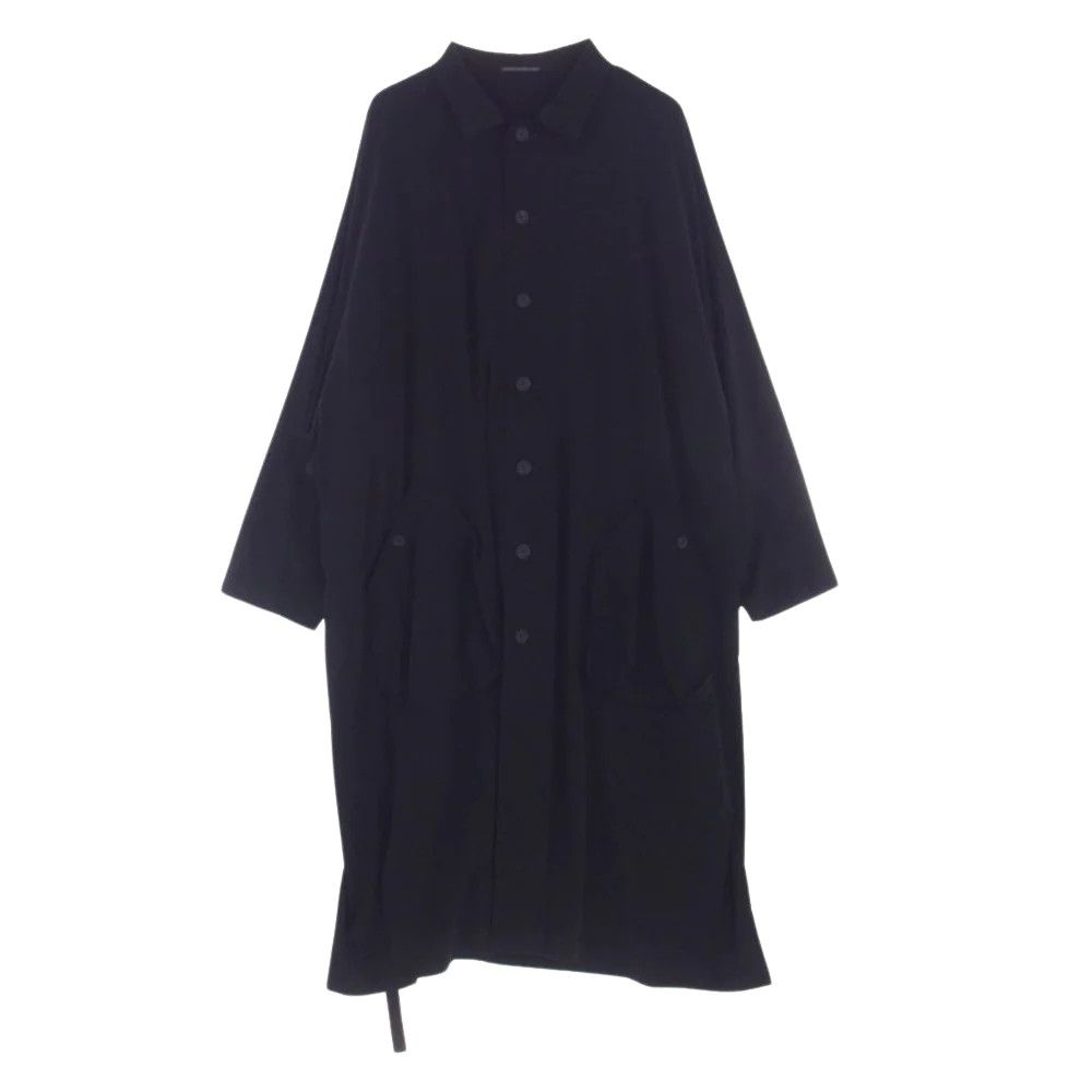 image of Yohji Yamamoto Pour Homme 22Ss Coat in Black, Men's (Size Small)