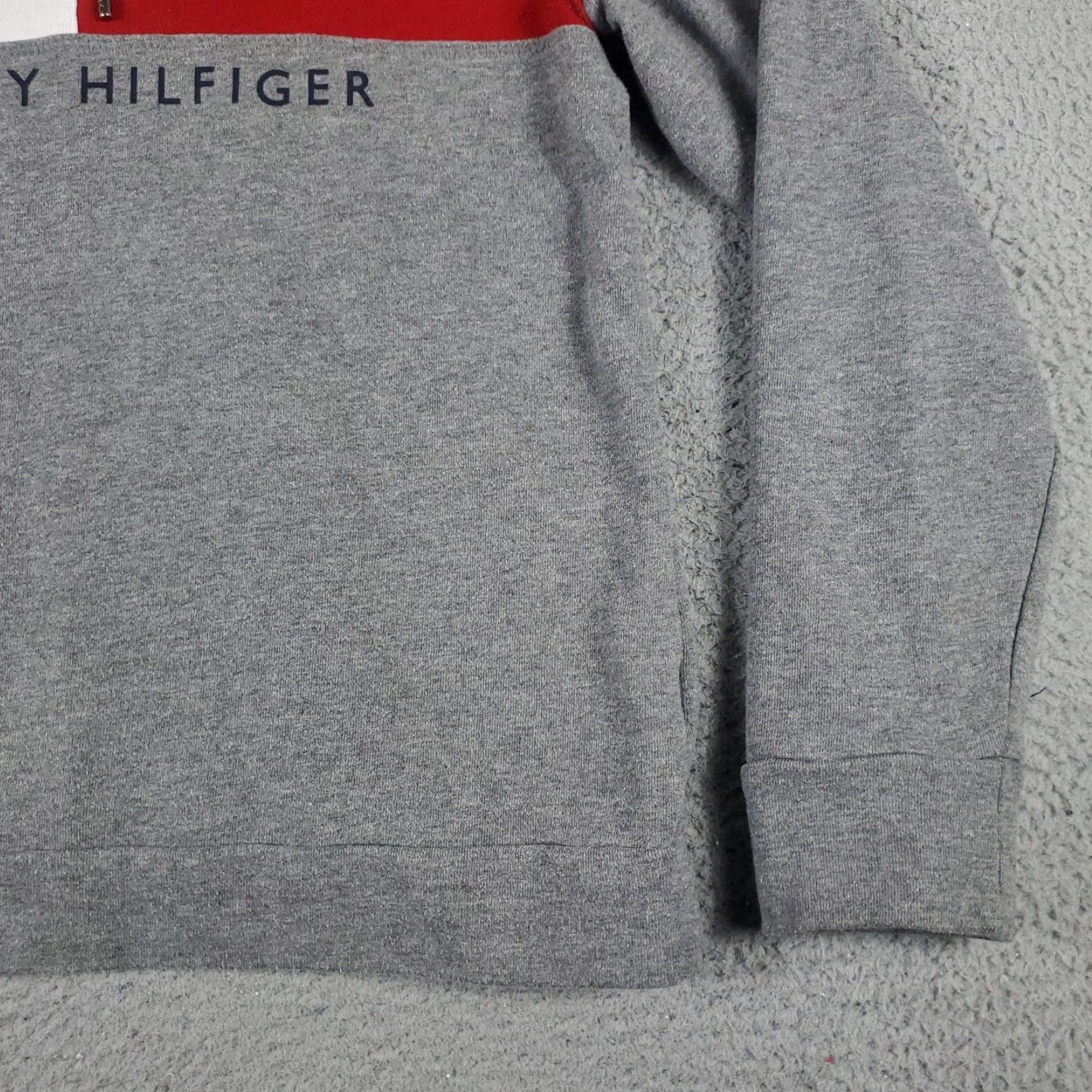 Tommy Hilfiger Tommy Hilfiger Sweatshirt Womens Medium Gray Hooded Pullover Casual Wear Size M / US 6-8 / IT 42-44 - 5 Thumbnail