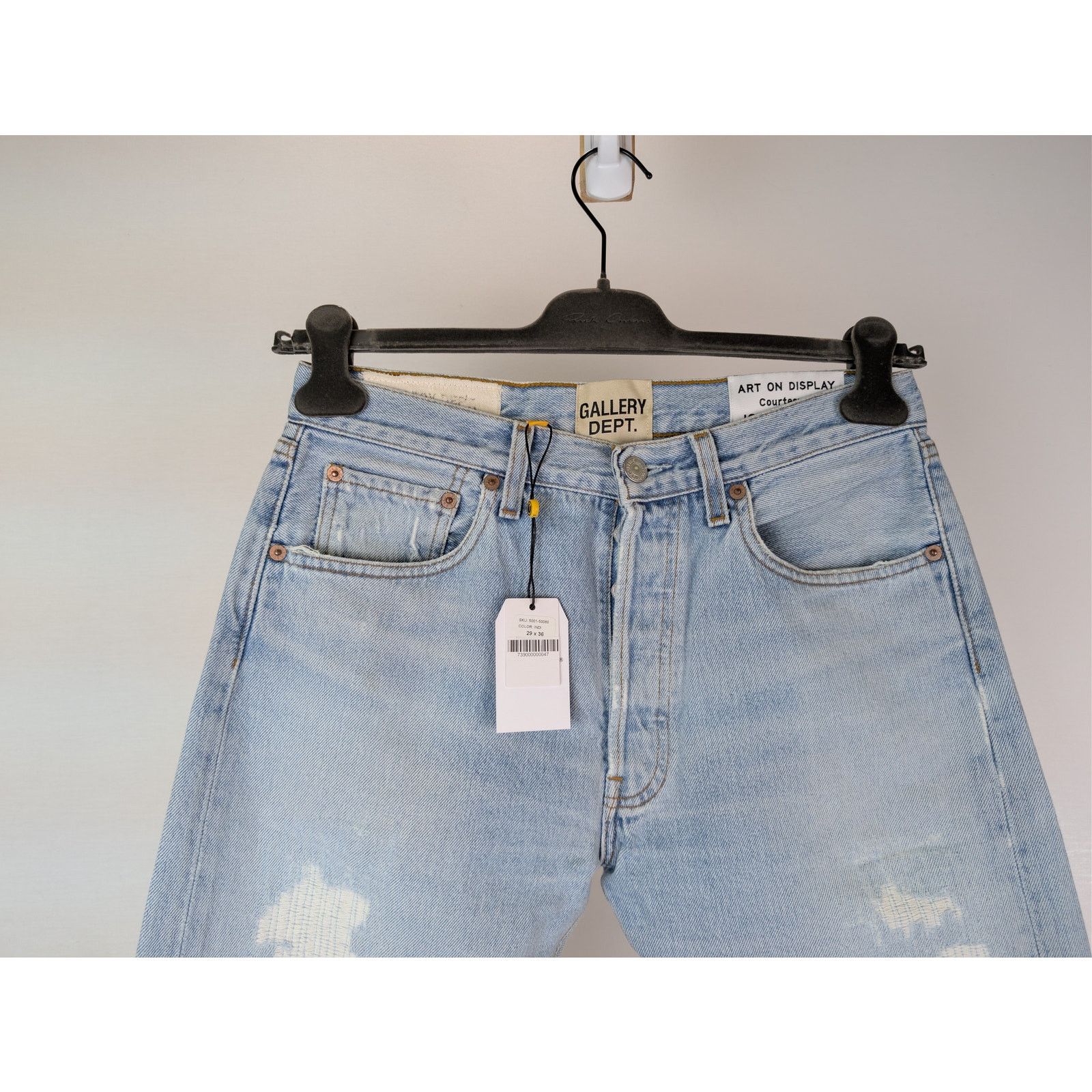 Gallery Dept. o1rshd1 5001 Denim Jeans in Indigo Blue Size US 29 - 3 Thumbnail