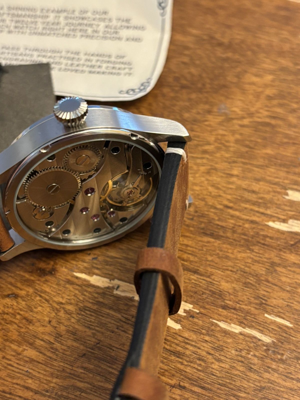 Other New Novo Watch “the workshop” mechanical, made in Canada Size ONE SIZE - 3 Thumbnail