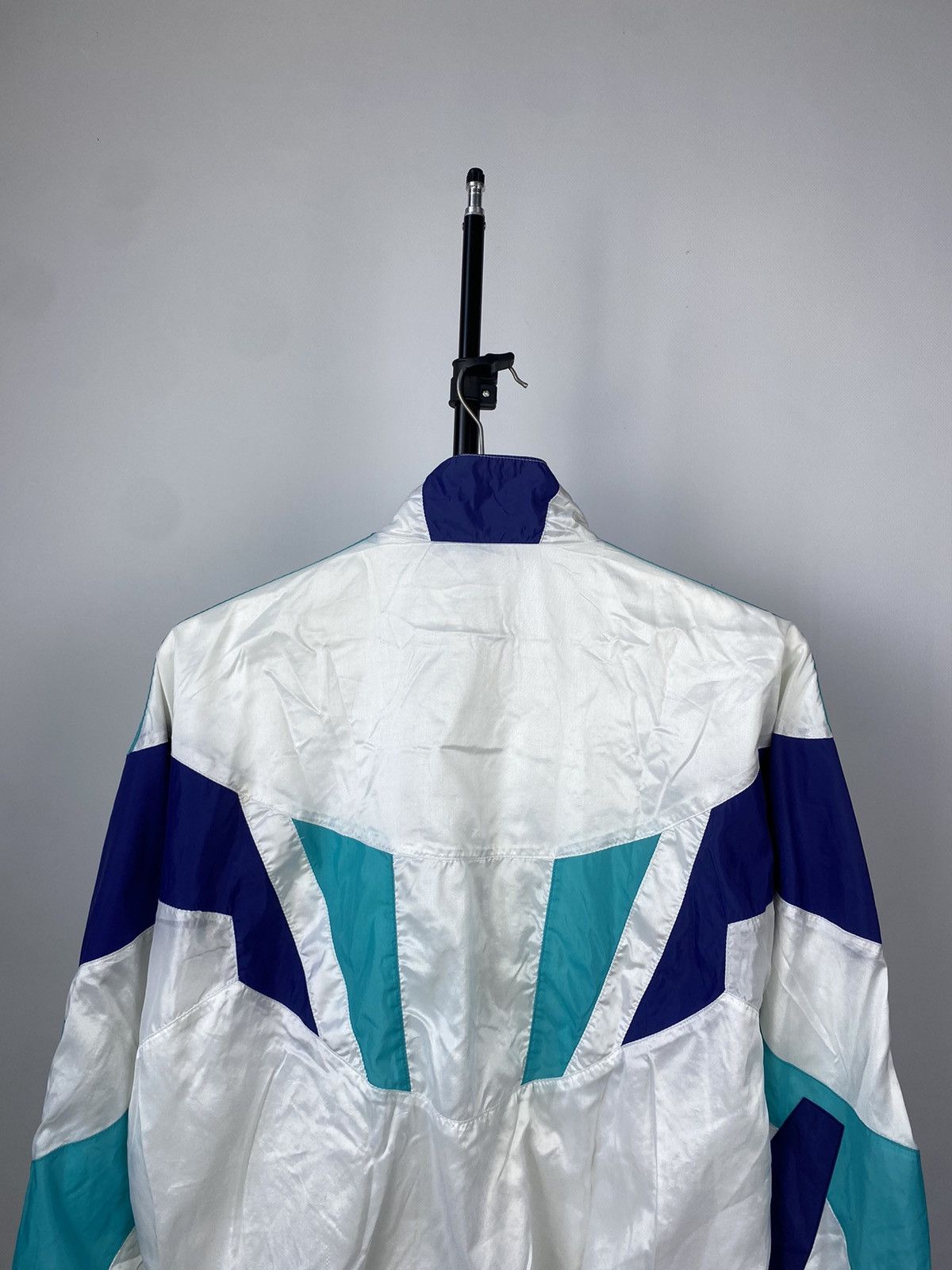 Adidas × Vintage Vintage Adidas Nylon Track Full Zip Y2K Jacket Size US M / EU 48-50 / 2 - 9 Thumbnail