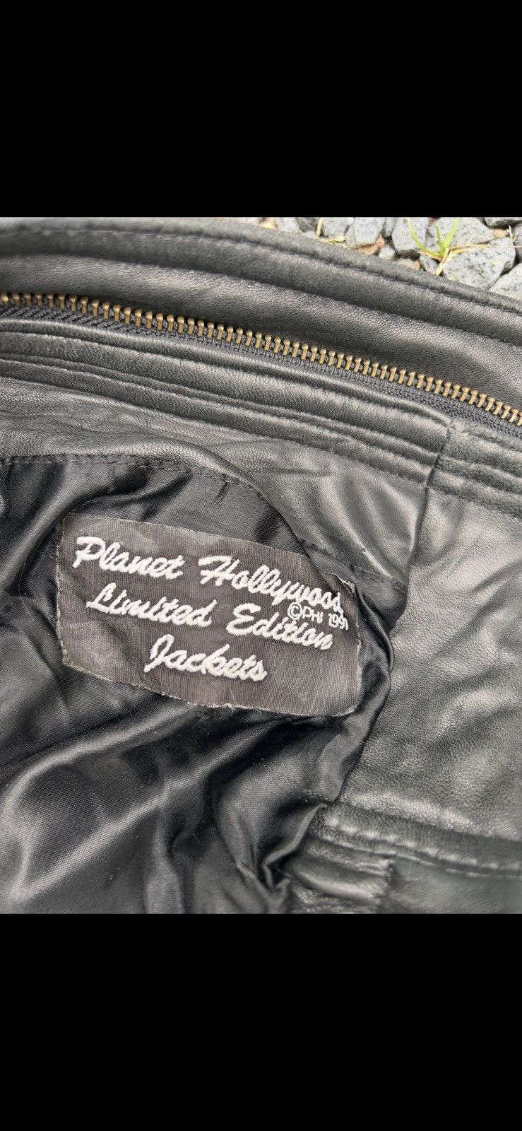 Planet Hollywood 1991 Planet Hollywood F&F Leather Jacket Size US L / EU 52-54 / 3 - 5 Thumbnail