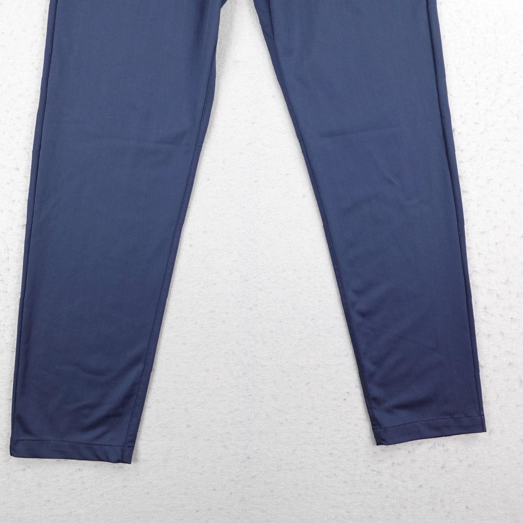 YoungLA YoungLA Pants Mens 34L Straight Chino Slacks Blue 32 Inseam Office Tech Performance Slim Pockets Logo Breachable Blue Size US 34 / EU 50 - 3 Thumbnail