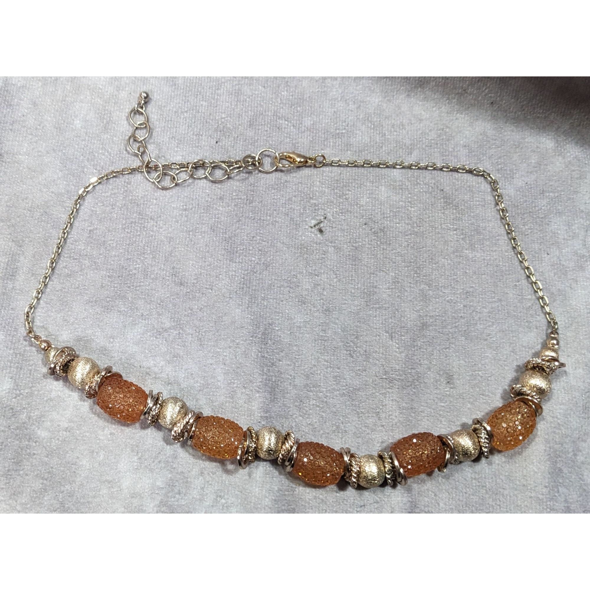Other Retro Glam Metallic Honey Jelly Beaded Necklace Size ONE SIZE - 6 Thumbnail