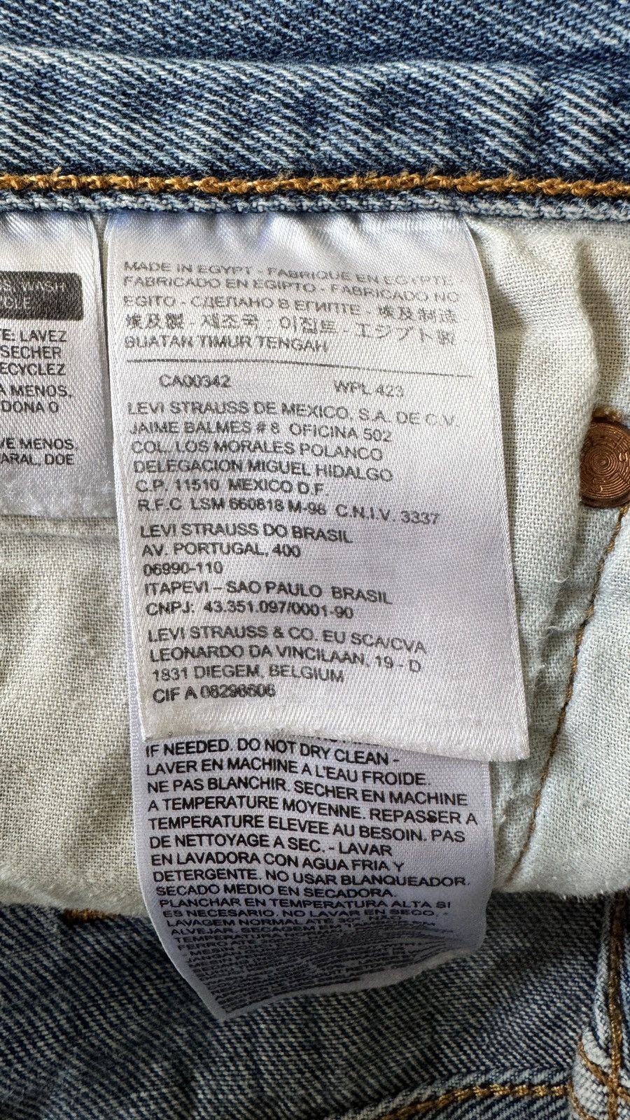 Levi's LEVIS 501 JEANS Size US 34 / EU 50 - 14 Thumbnail