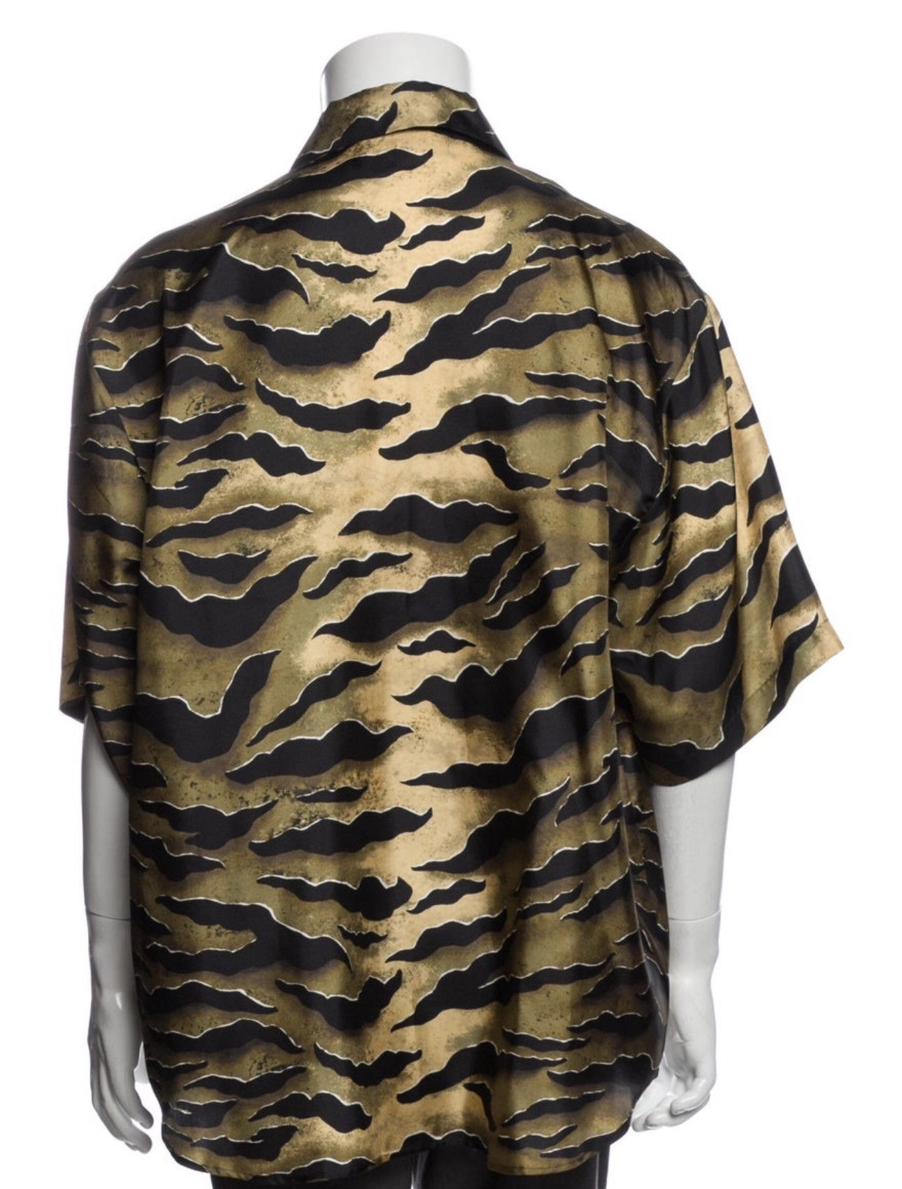 Dsquared2 Dsquared Silk Animal Print Shirt Size US L / EU 52-54 / 3 - 5 Thumbnail