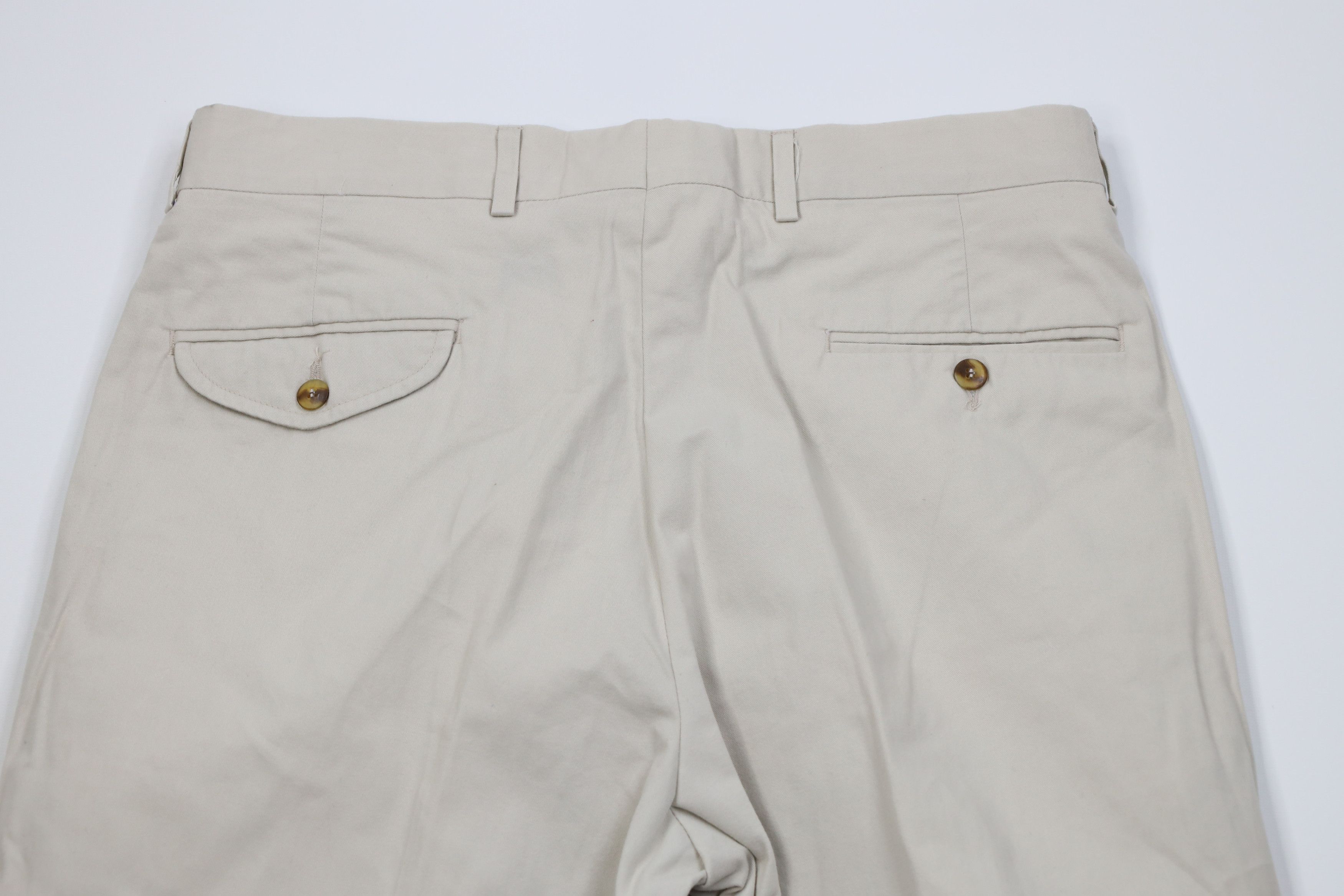 Eddie Bauer Vintage 90s Eddie Bauer Pleated Straight Leg Chino Pants USA Size US 34 / EU 50 - 11 Thumbnail