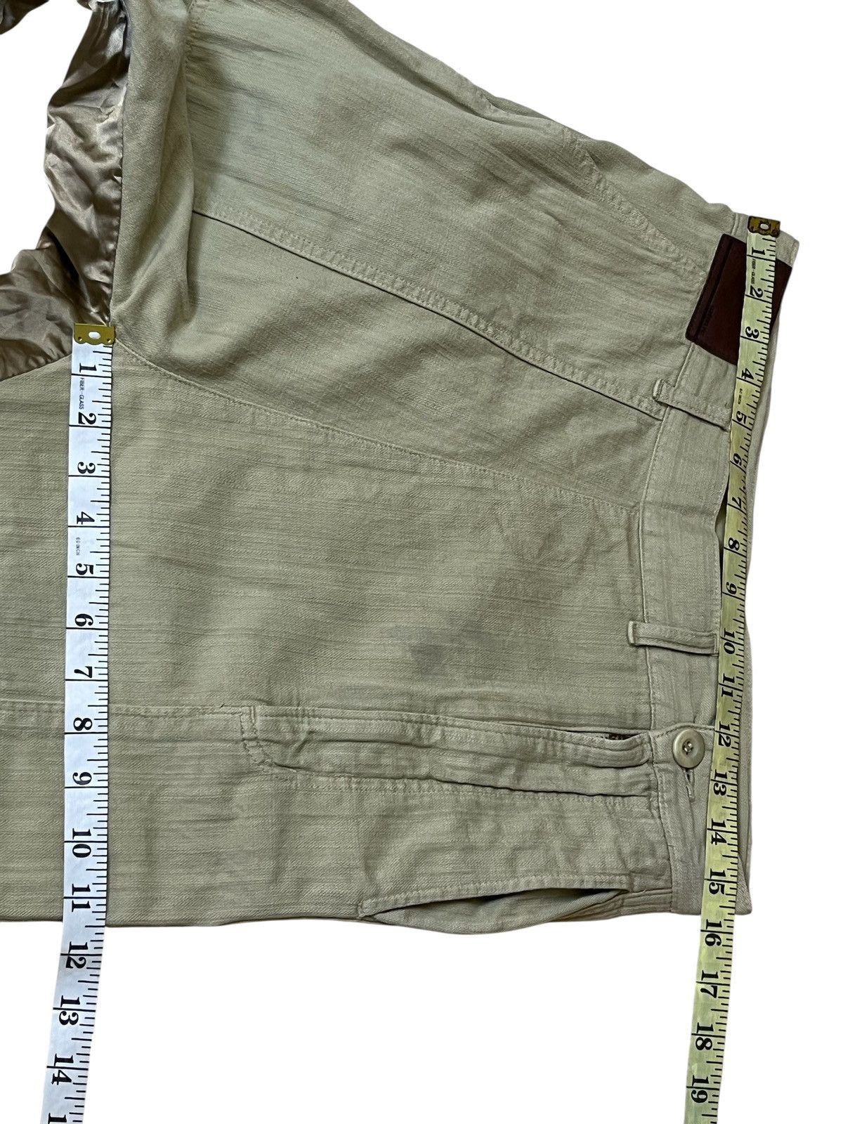 Japanese Brand Japanese cult EARTH MUSIC with silk patchwork cargo pants Size US 31 - 16 Thumbnail