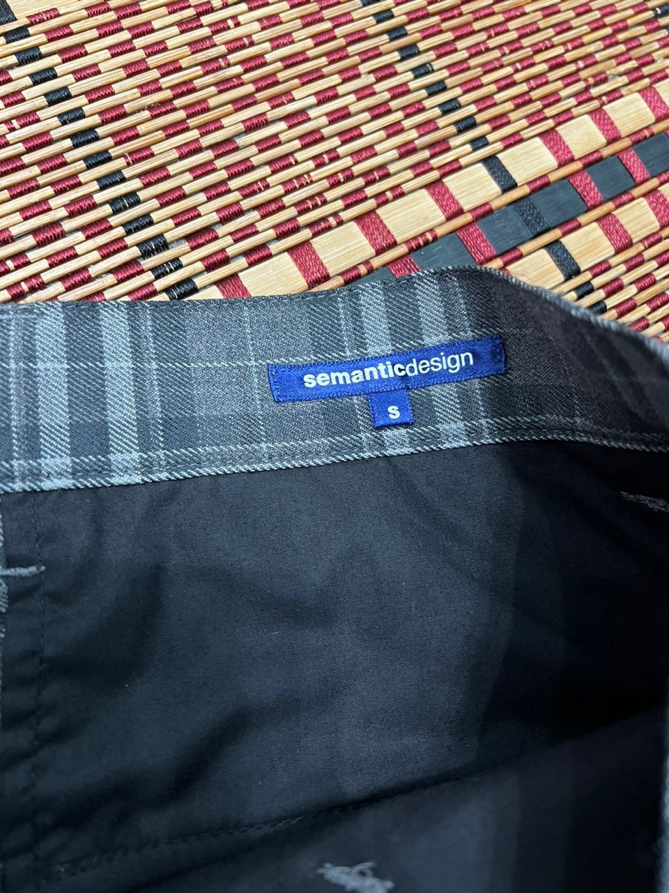Seditionaries × semanticdesign Semantic Design Checked Design Cargo Pants Size US 29 - 8 Thumbnail