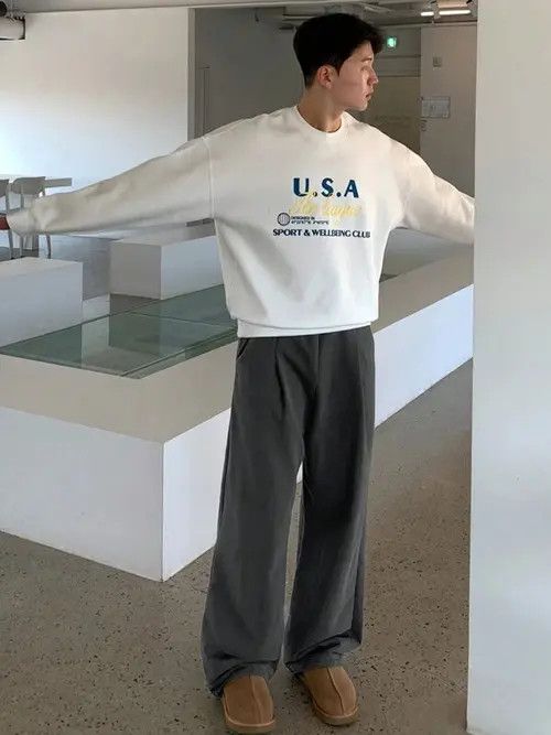 Japanese Brand × Vintage Baggy Casual Y2K Sweatpants Size US 36 / EU 52 - 3 Thumbnail