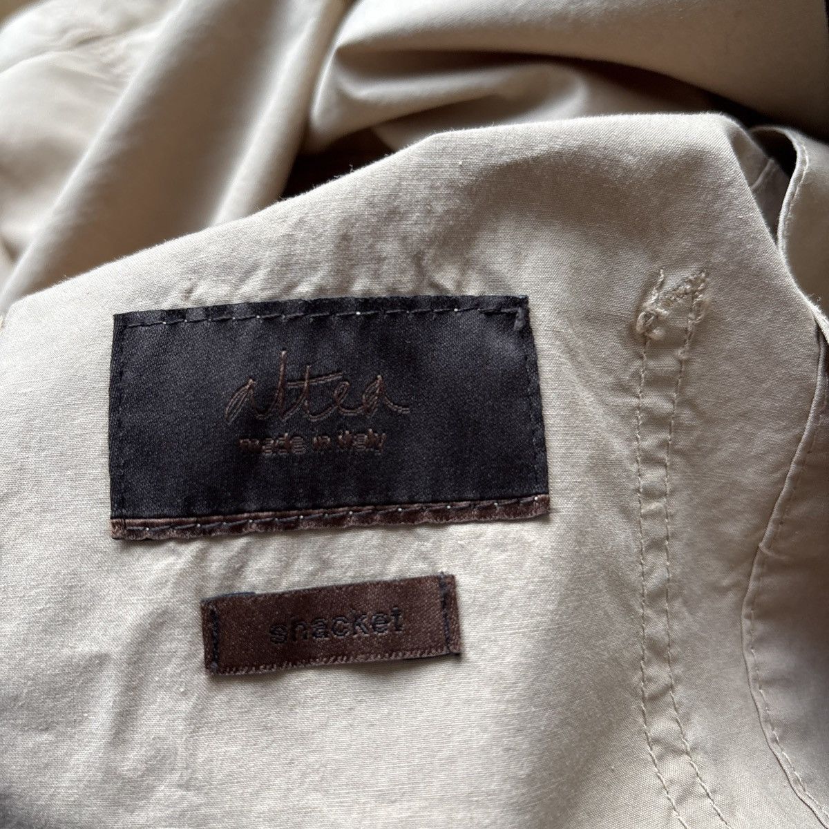 Altea Altea Beige Cotton Shirt Jacket US Size S Made In Italy Size US S / EU 44-46 / 1 - 8 Thumbnail