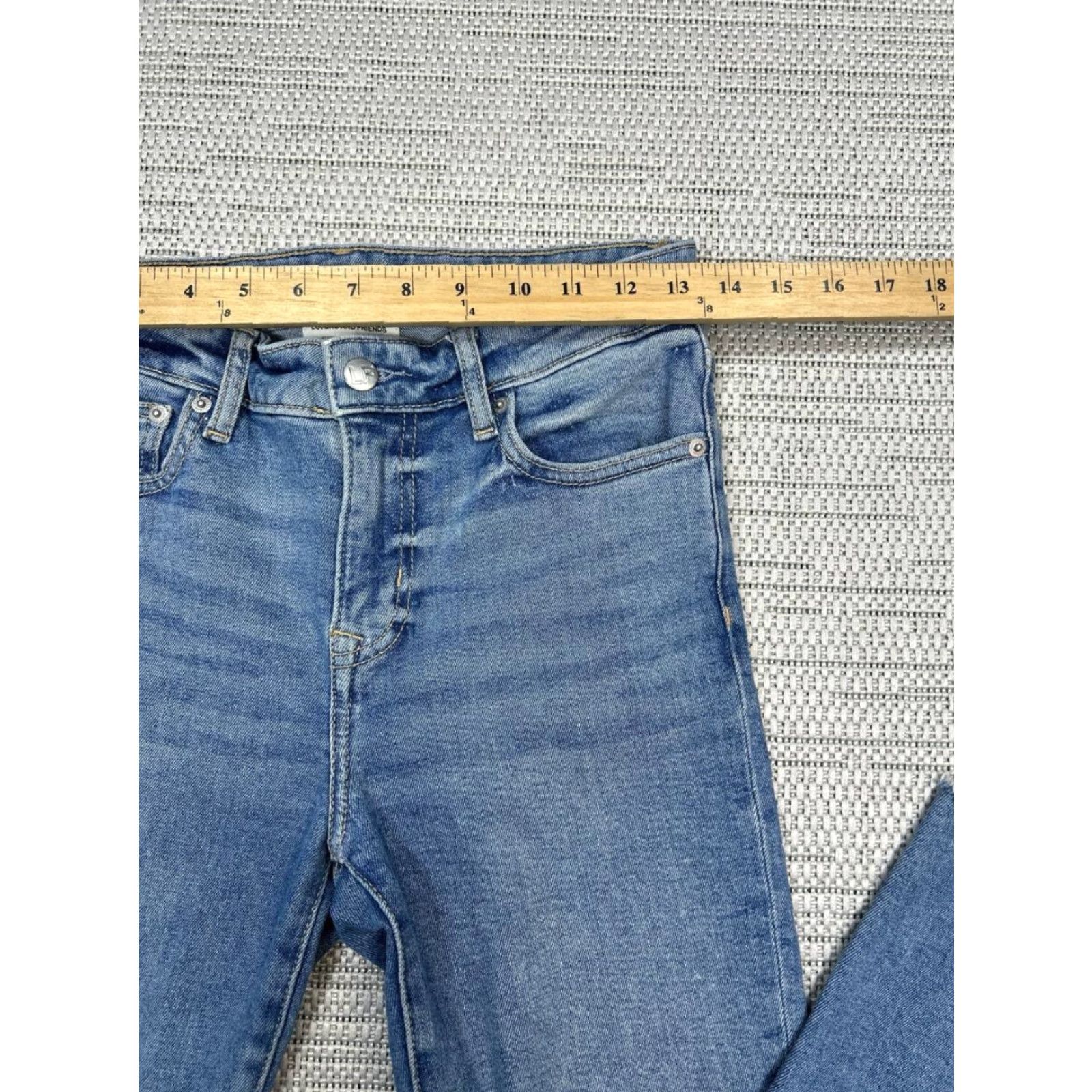 Vintage Lovers & Friends Jeans Womens 26 Skinny Light Wash Denim Stretch Blue Size 26" / US 2 / IT 38 - 7 Thumbnail
