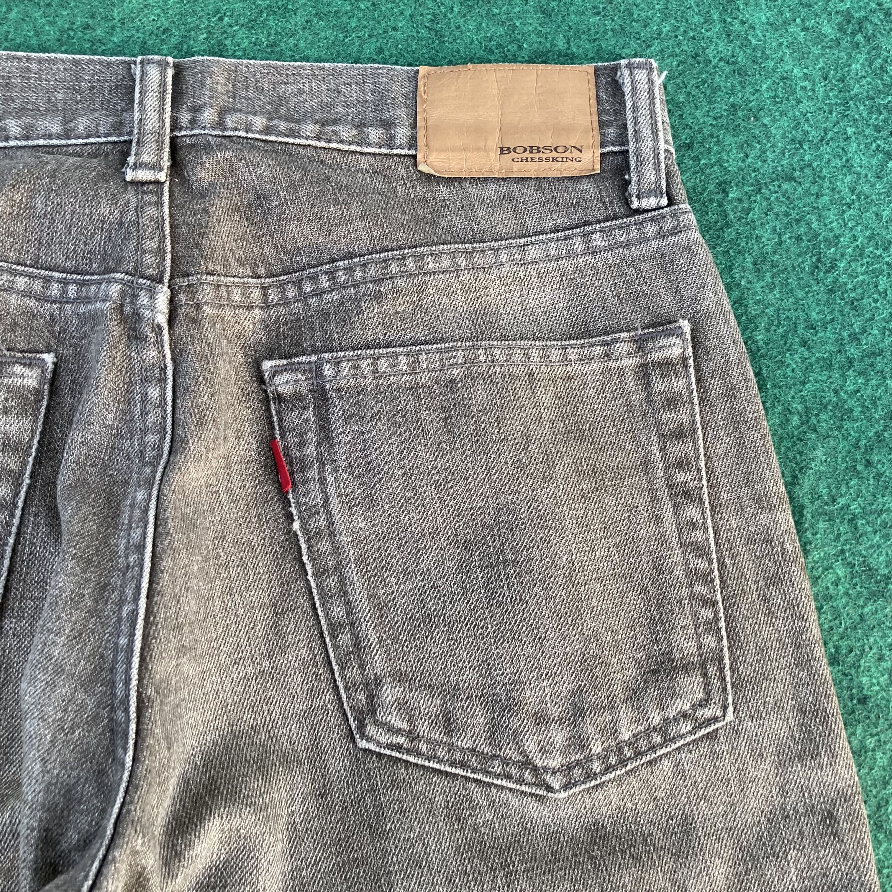 Japanese Brand × Vintage Vtg Bobson Denim Bootcut Flared Faded Jeans Size US 28 / EU 44 - 8 Thumbnail