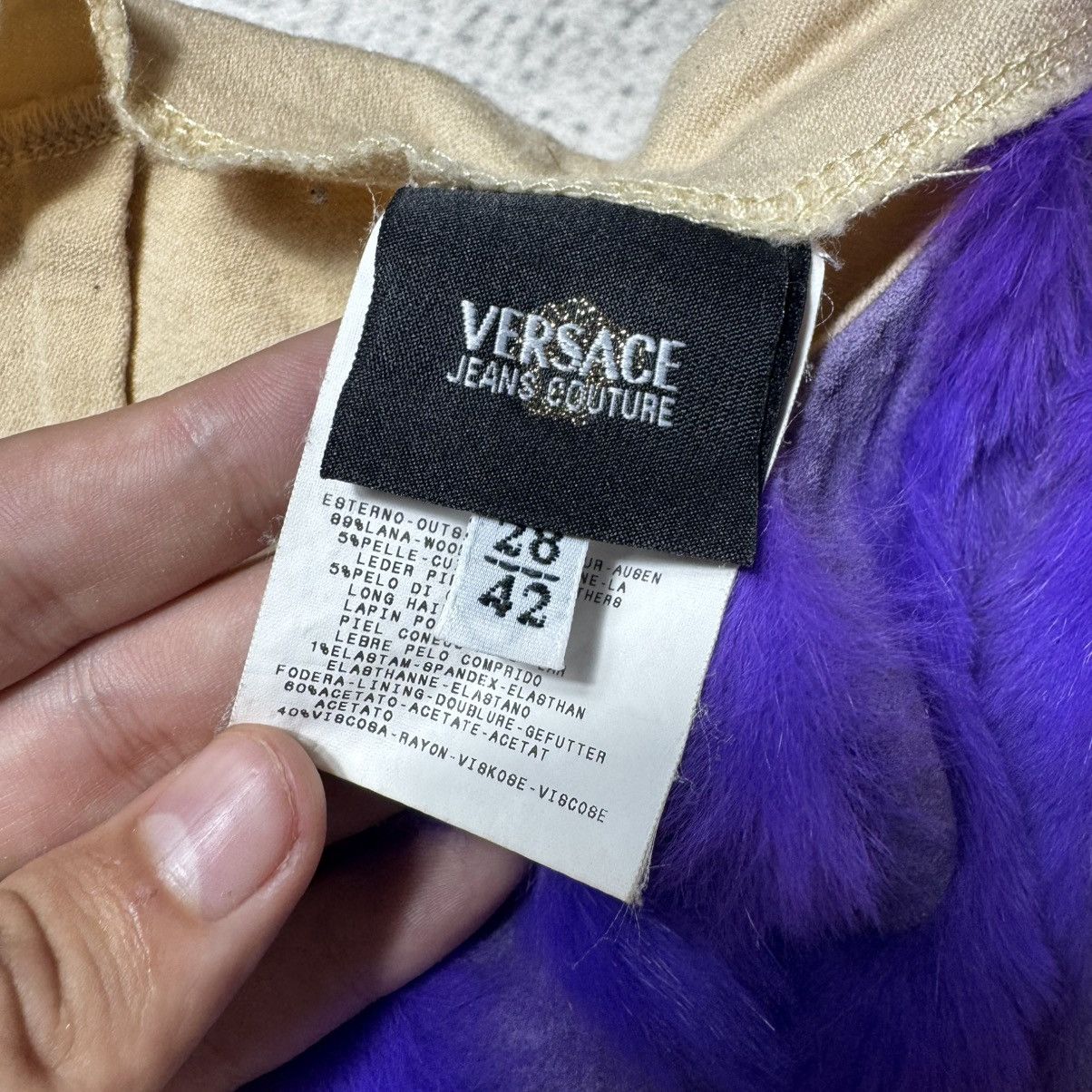 Versace luxury versace wool pants very rare Size 28" / US 6 / IT 42 - 9 Thumbnail