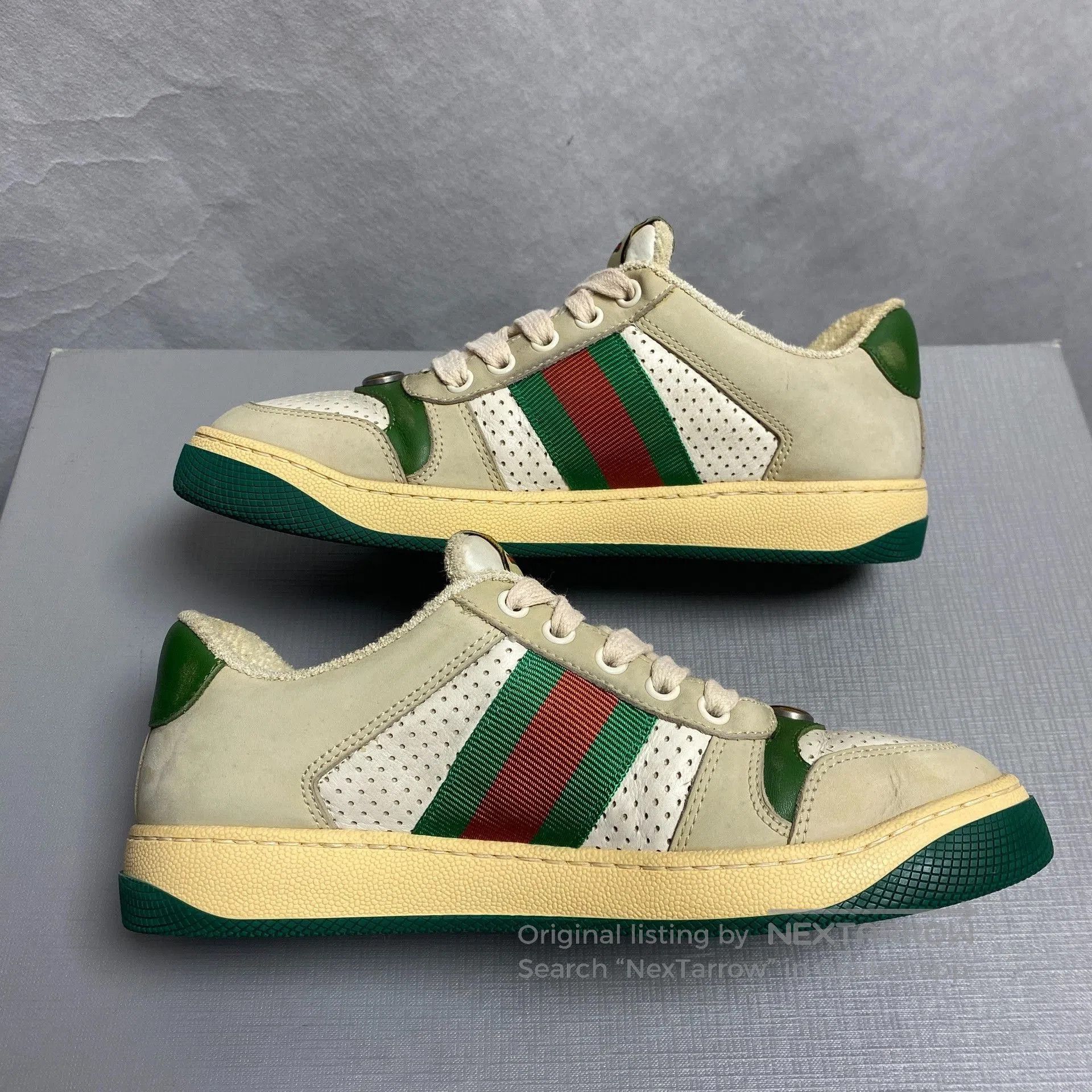 Gucci Gucci Screener Leather Sneakers. Size US 5 / IT 35 - 7 Thumbnail