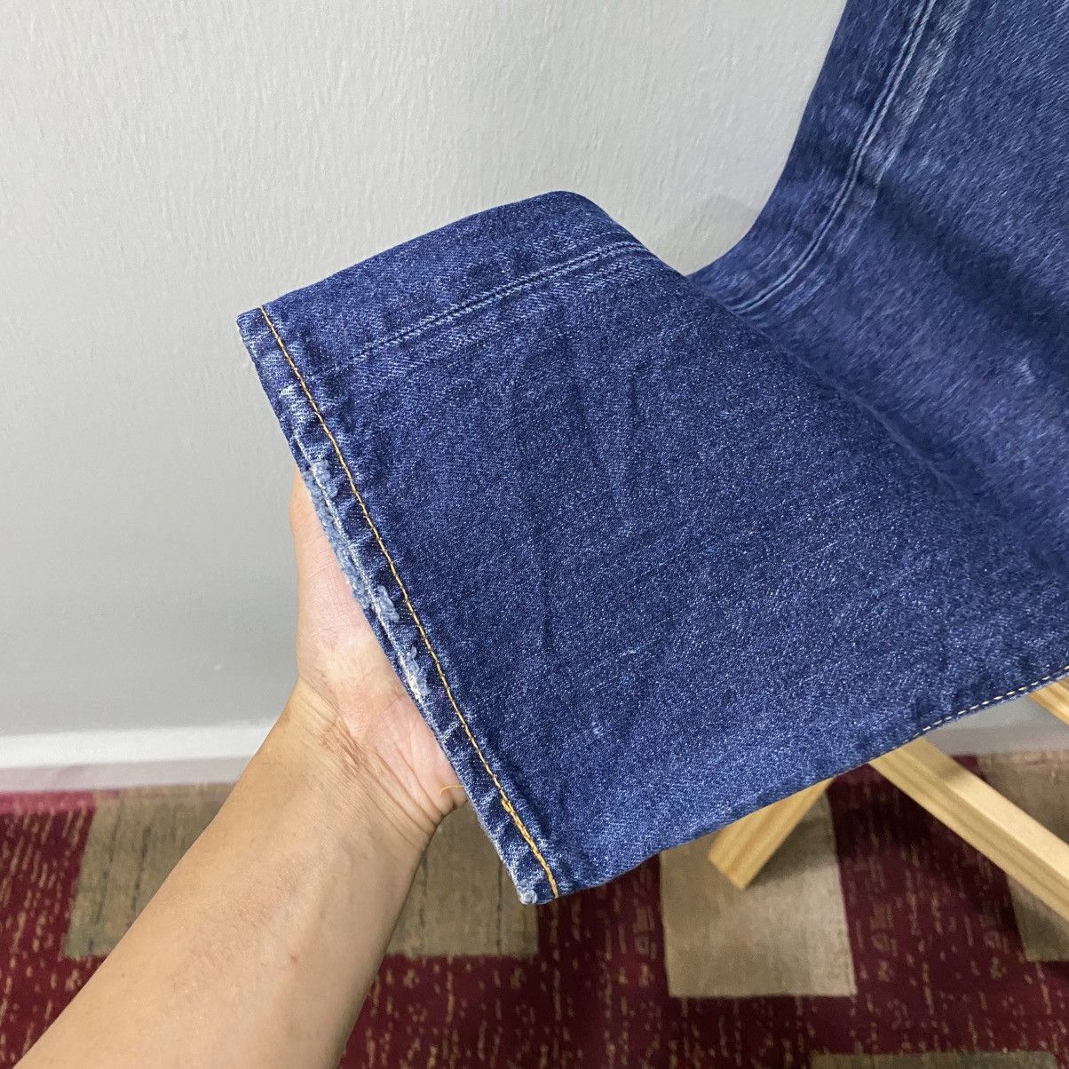 Journal Standard Vintage Journal Standard Japan Distressed Indigo Jeans Size US 30 / EU 46 - 10 Thumbnail