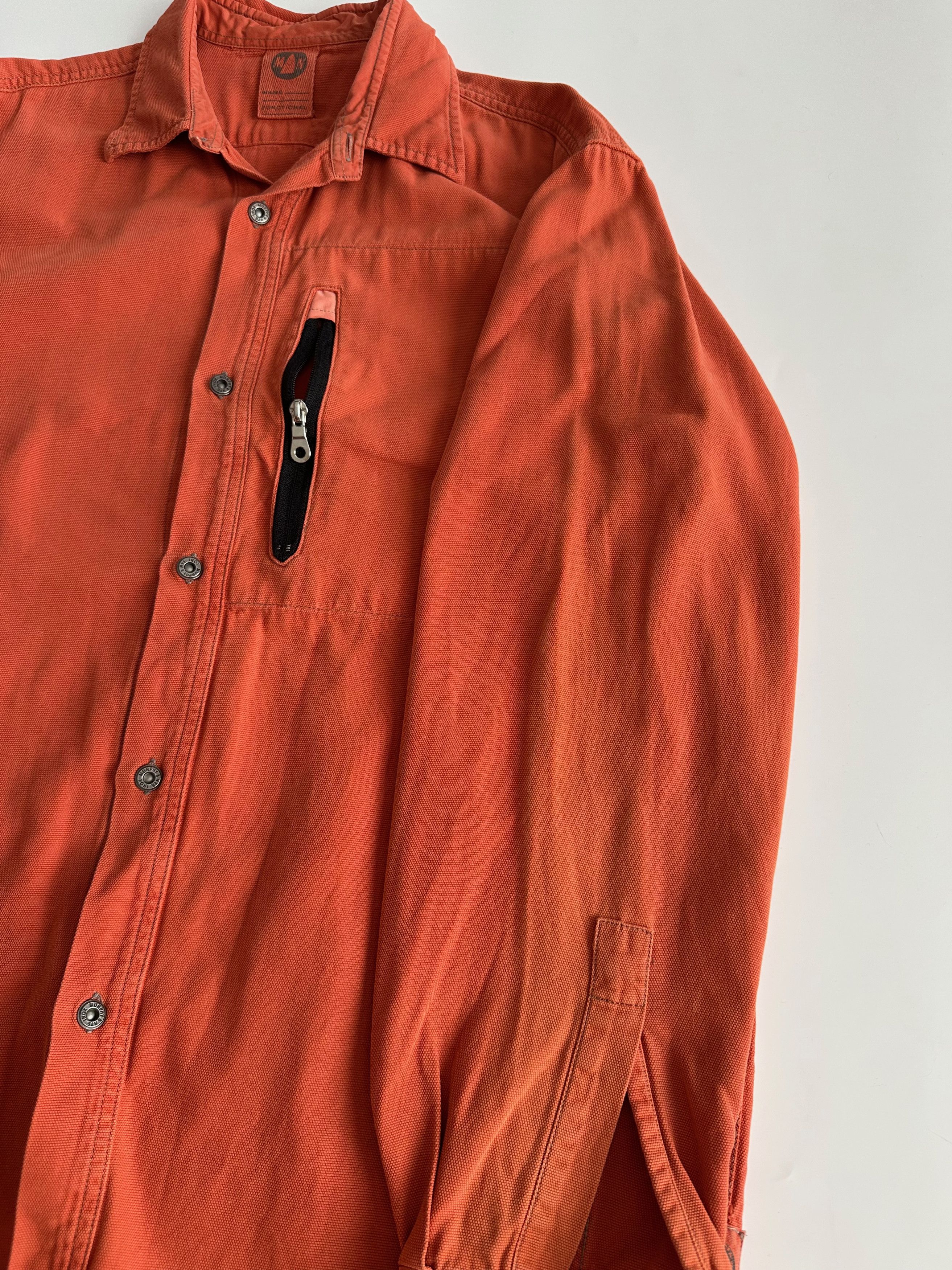 Vintage Murphy&Nye overshirt cotton faded orange jacket XL Size US XL / EU 56 / 4 - 11 Thumbnail