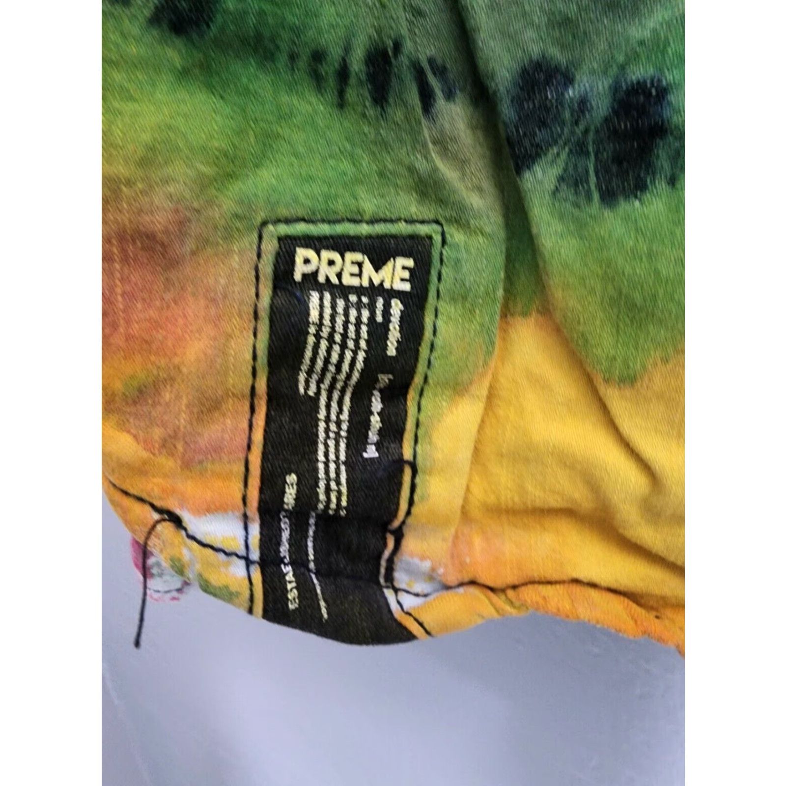 Vintage Preme Denim Shirt L Men Tie Dye Button Down Shirt Size US L / EU 52-54 / 3 - 3 Thumbnail