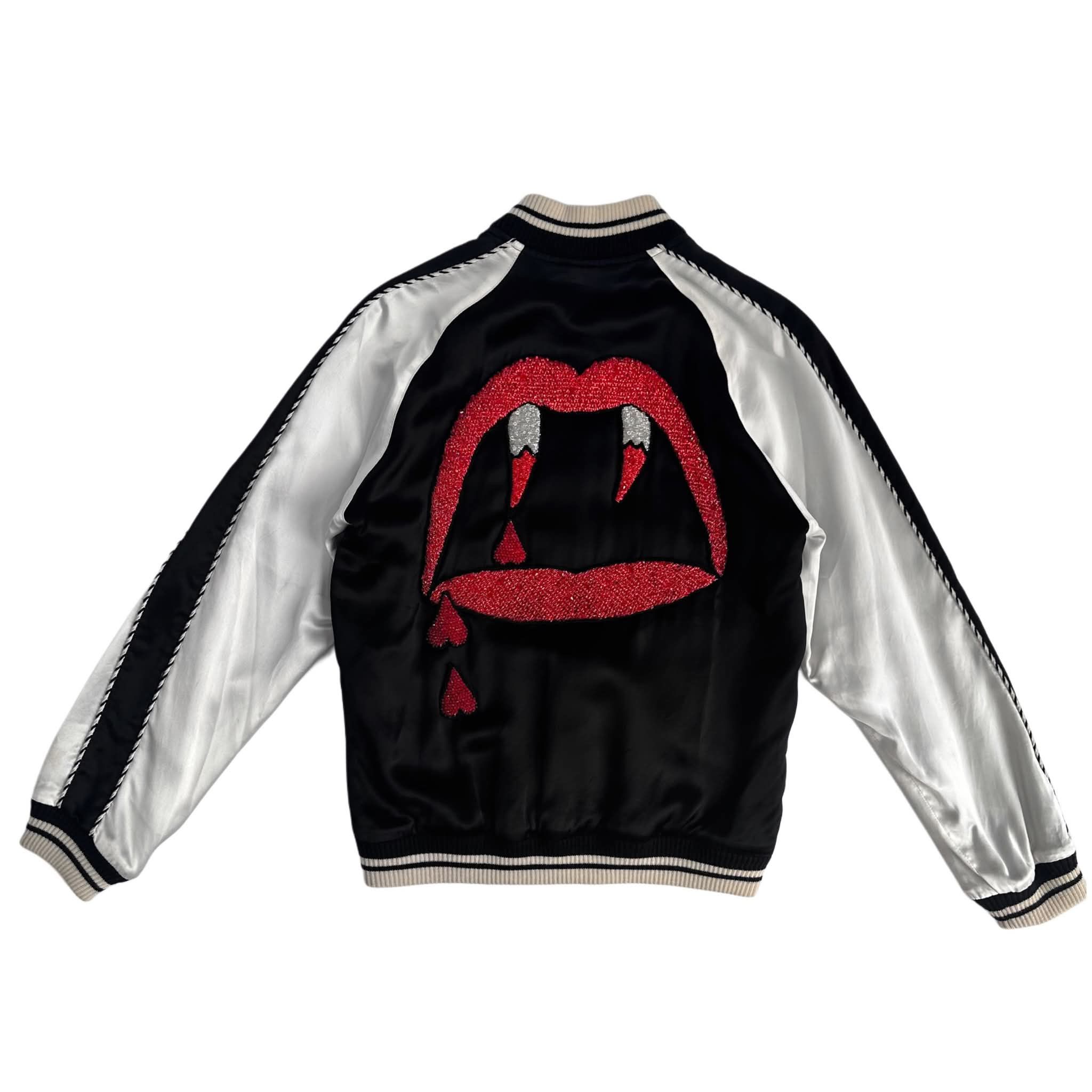 Hedi Slimane × Saint Laurent Paris HEDI SLIMANE X SAINT LAURENT BLOOD LUSTER VARSITY JACKET F38 Size S / US 4 / IT 40 - 7 Thumbnail