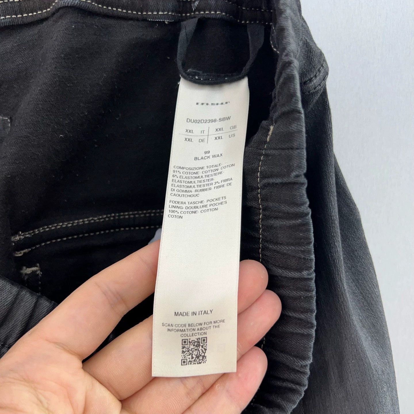 Rick Owens 【Rickowens drkshdw】RO runway style waxed wide-leg trousers Size US 33 - 4 Thumbnail