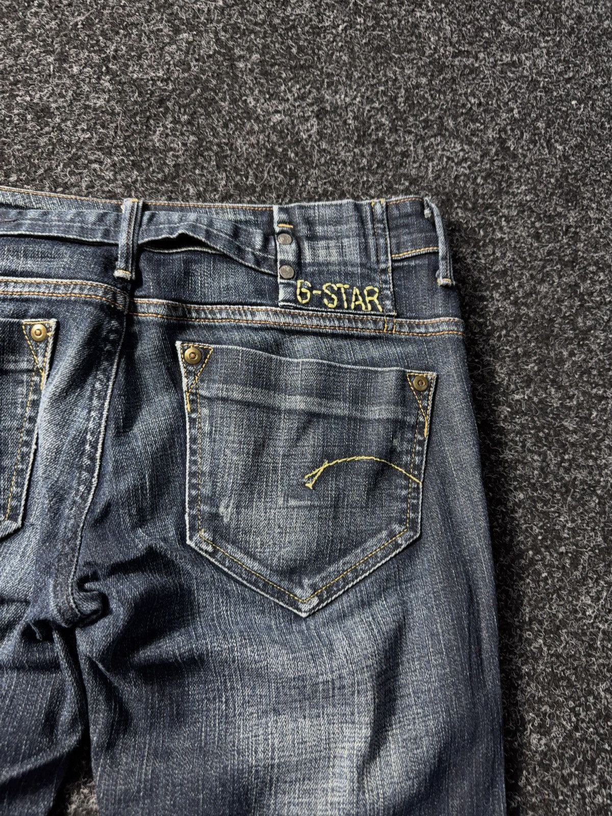 G-Star × Vintage Vintage 90s G-Star Raw Denim Jeans Pants Baggy Size 30" / US 8 / IT 44 - 14 Thumbnail
