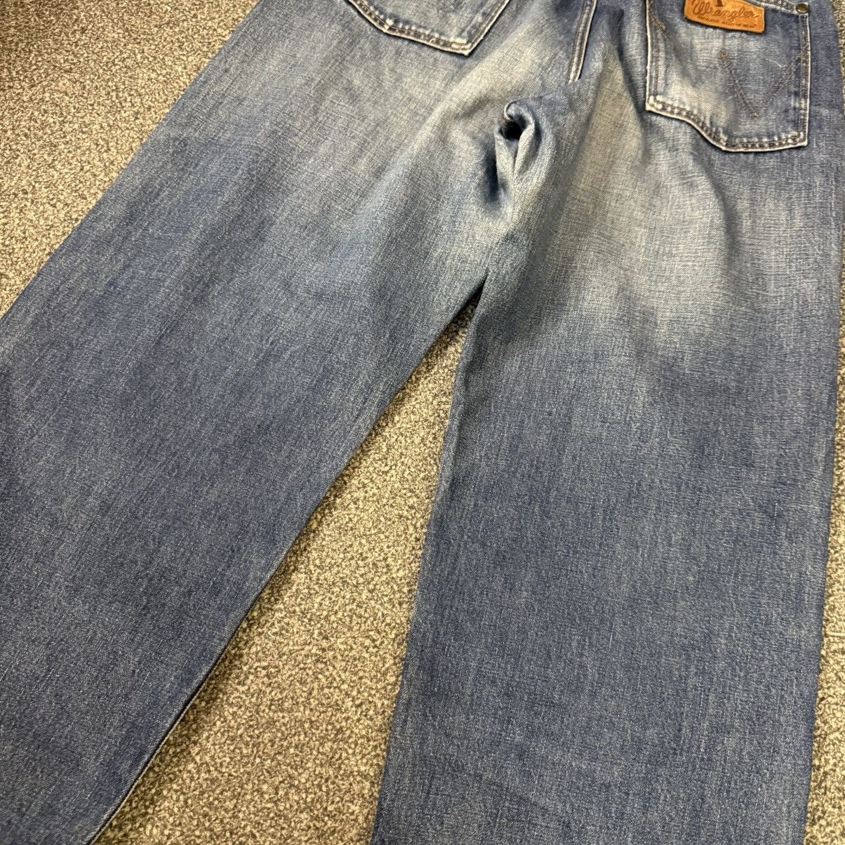 Wrangler Vintage Wideleg Wrangler Blue Bell Selvedge Aging Wash Denim Size US 32 / EU 48 - 10 Thumbnail