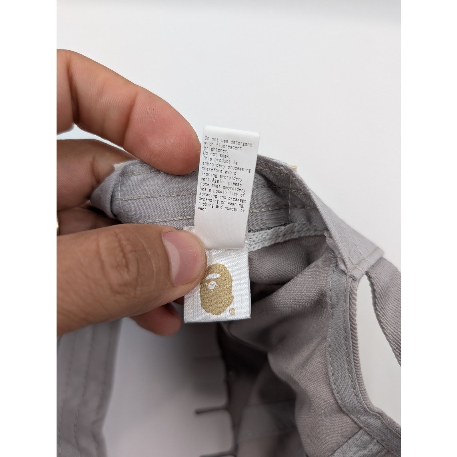 Bape o1rshd1 Q:3 / Size: OS / Cap / Hat in Gray Size ONE SIZE - 14 Thumbnail