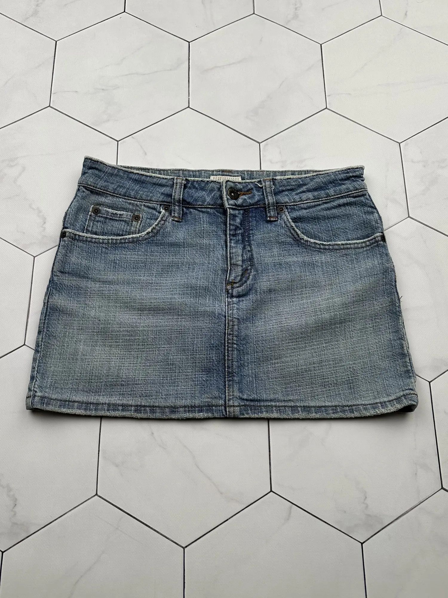 Vintage Moto Vintage Mini Skirt E2D15 Size 28" / US 6 / IT 42 - 1 Thumbnail