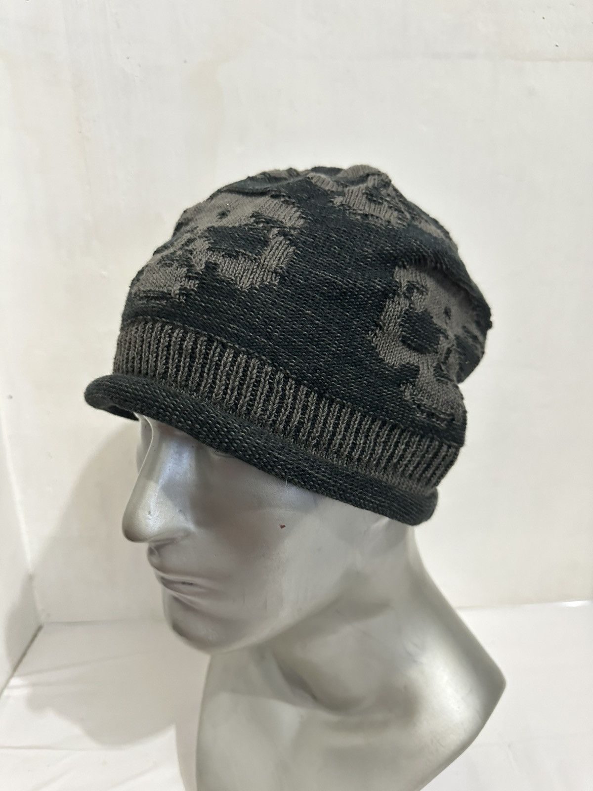Other Unknown Japanese Skull Knitted Beanie Punk Bondage Hats Size ONE SIZE - 3 Thumbnail