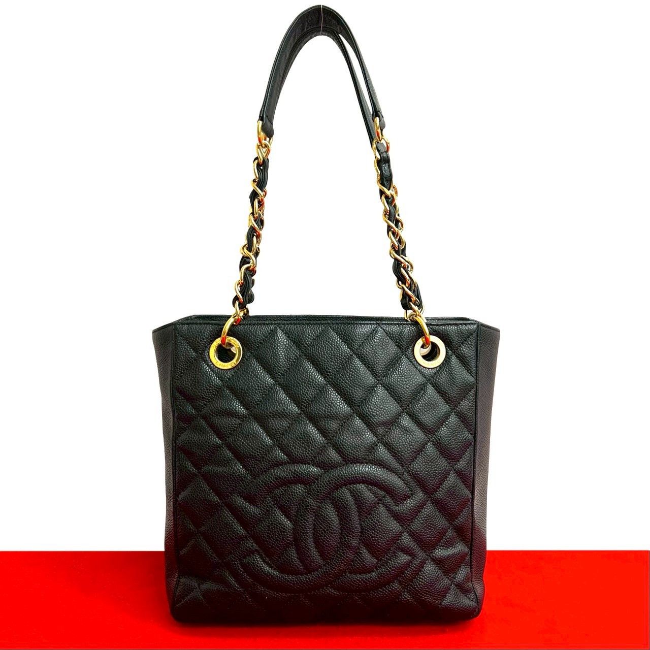 Chanel Chanel Chanel Matelasse Caviar Skin 2way Bag Leather Tote Bag DUTY FREE for USA Size ONE SIZE - 1 Thumbnail